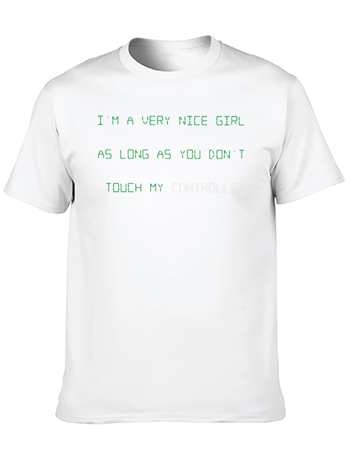 Black Gamer Girl Funny T-Shirt - I'm a Very Nice Girl view 10