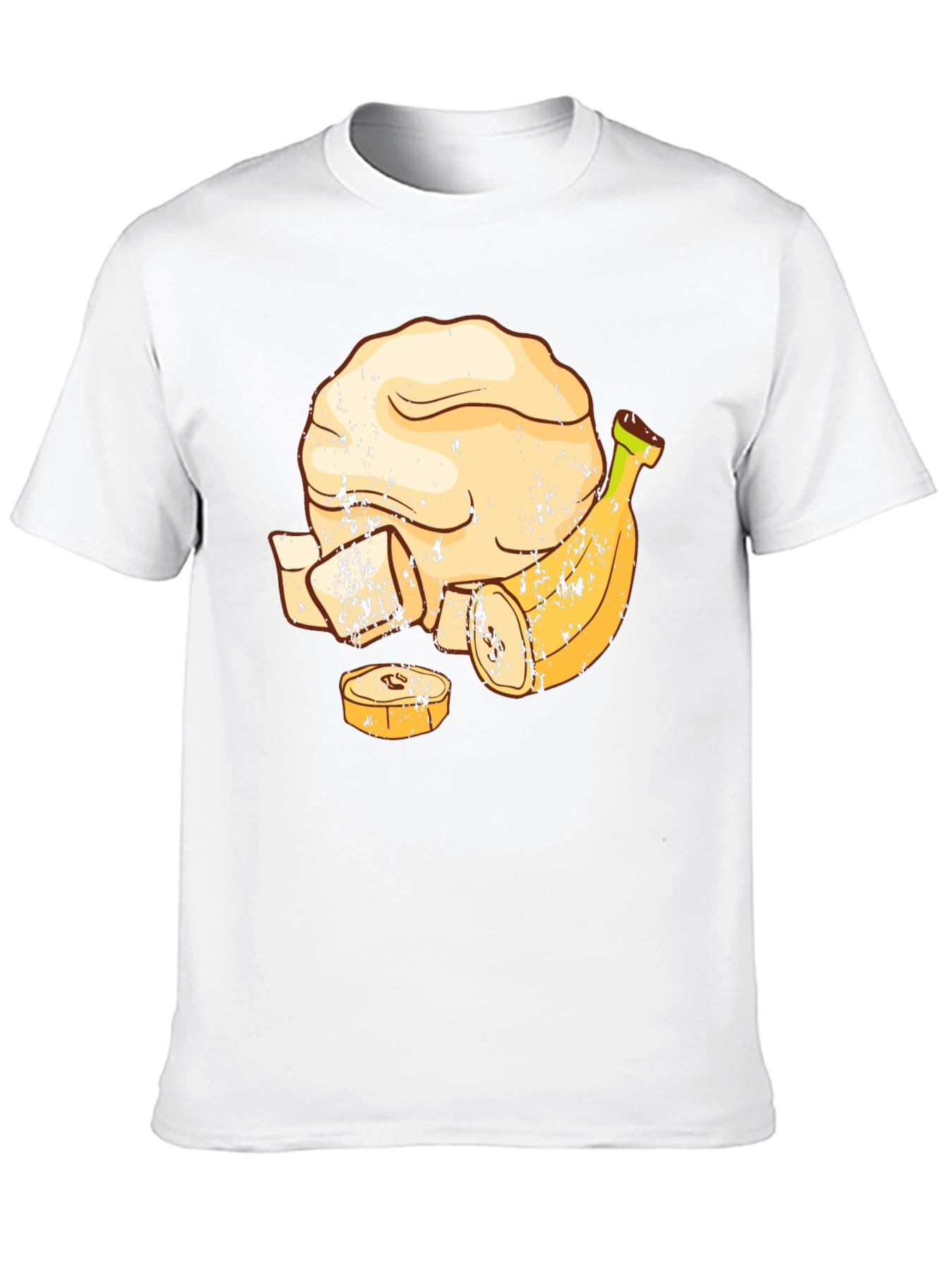 Black Banana Bread Graphic Tee - Novelty Food Shirt view 10
