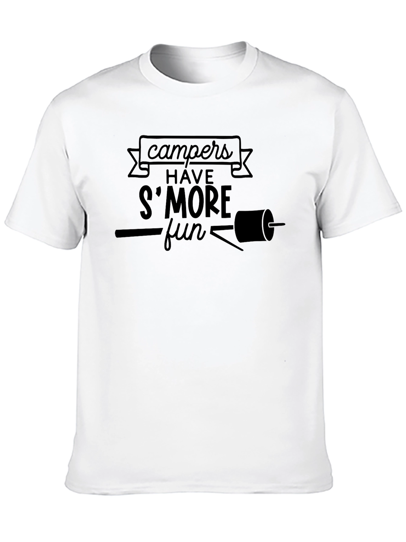 Black Campers Have S'More Fun Black T-Shirt view 10