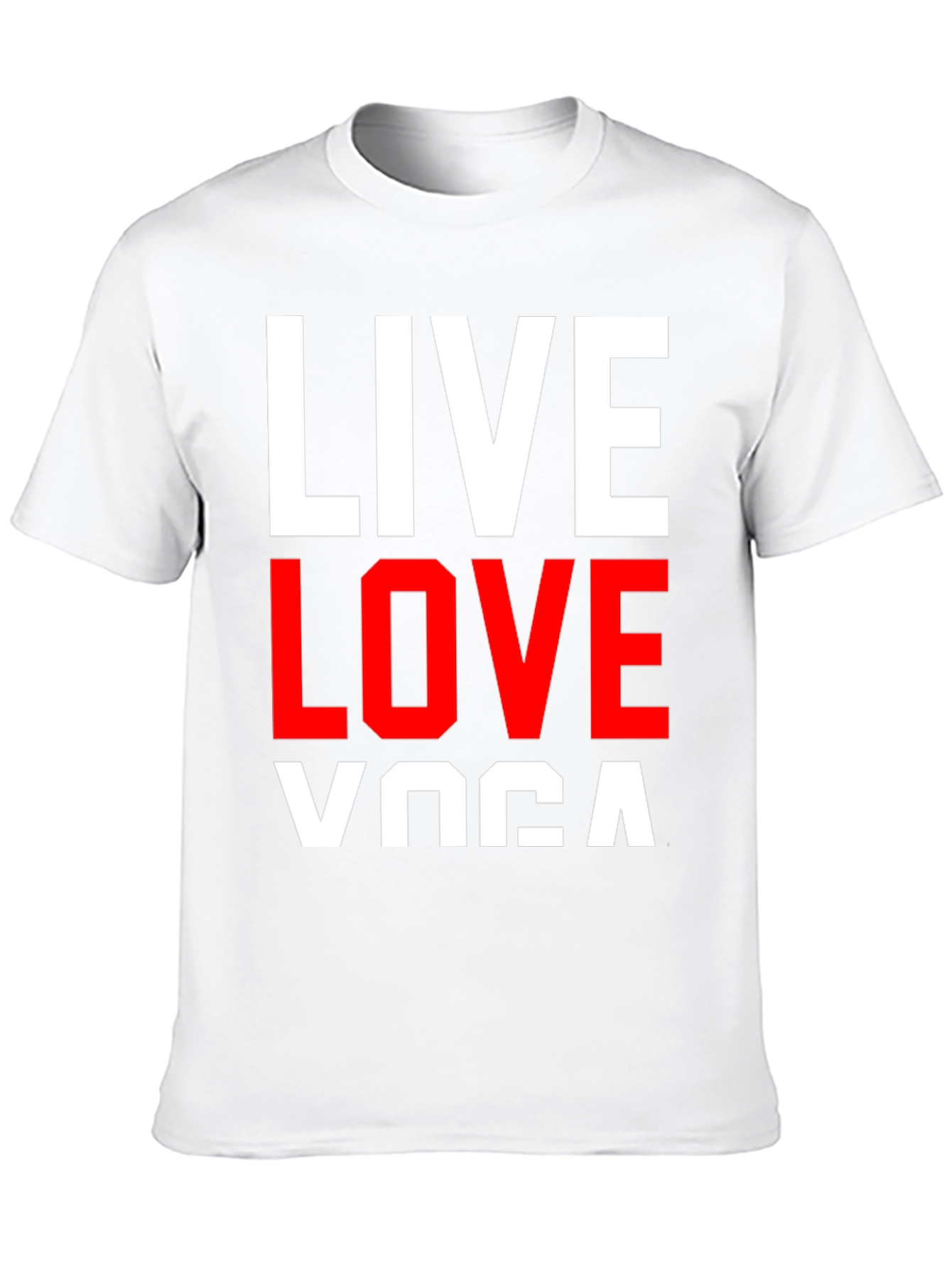 Live Love Yoga Graphic Tee - Black - 10