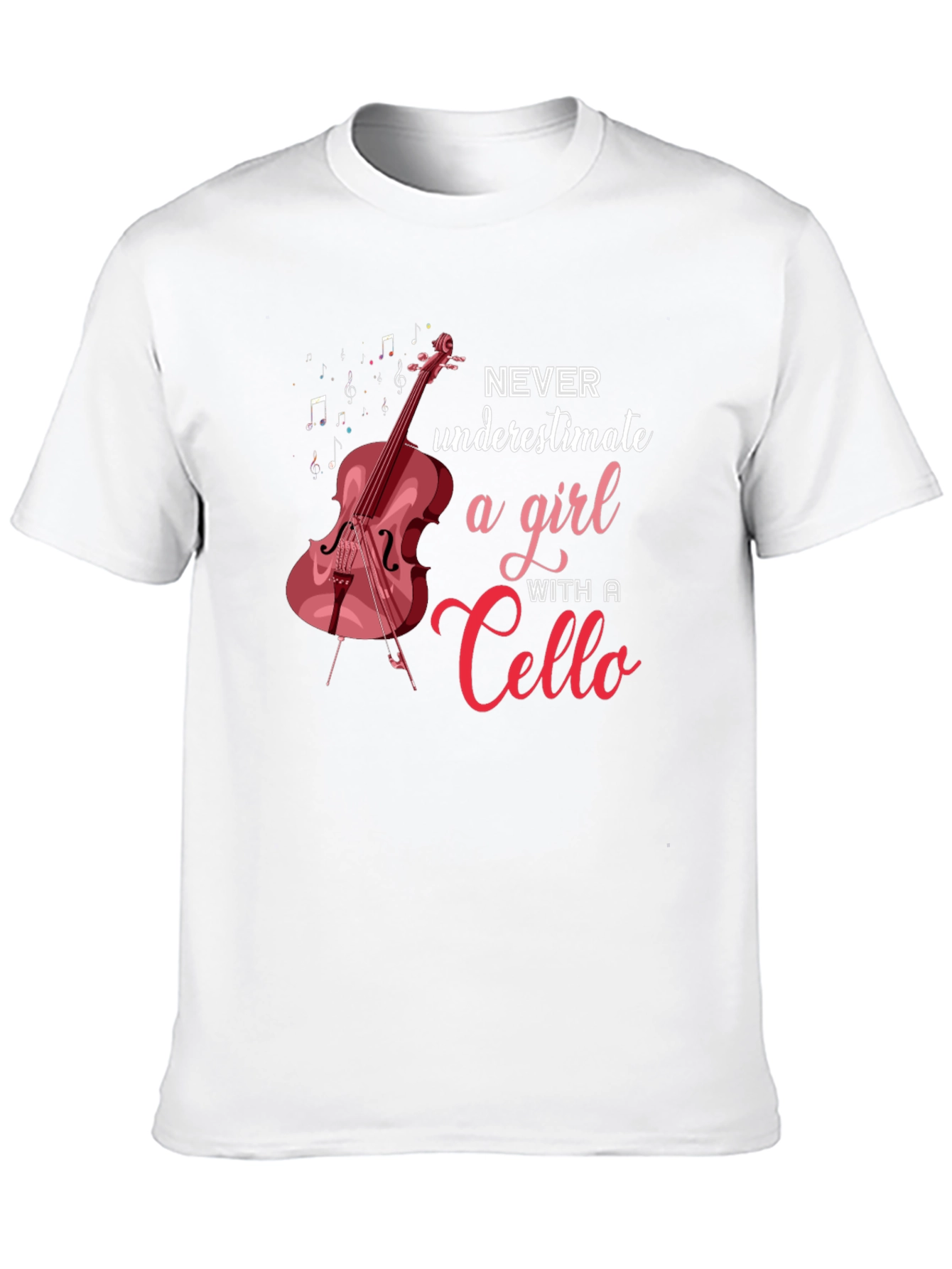 Cello Girl T-Shirt: Music Lover Tee - 10