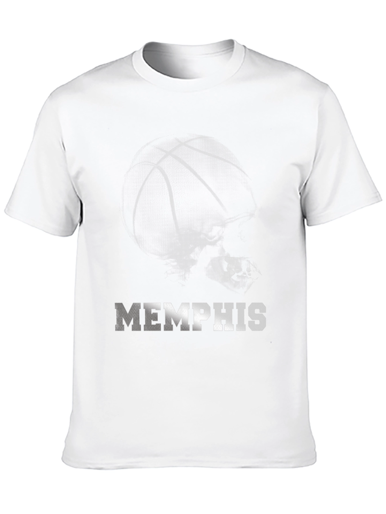 Black Memphis Basketball Graphic Tee - Black view 10