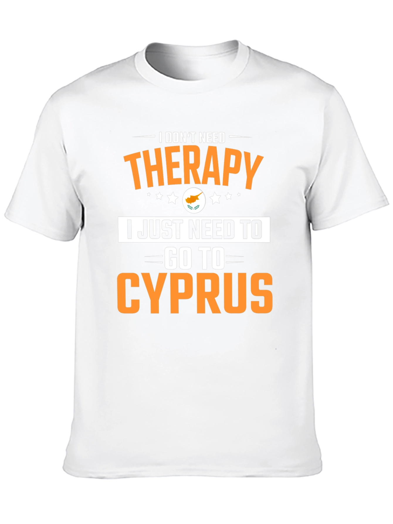 Black Therapy Cyprus Novelty Graphic T-Shirt view 10