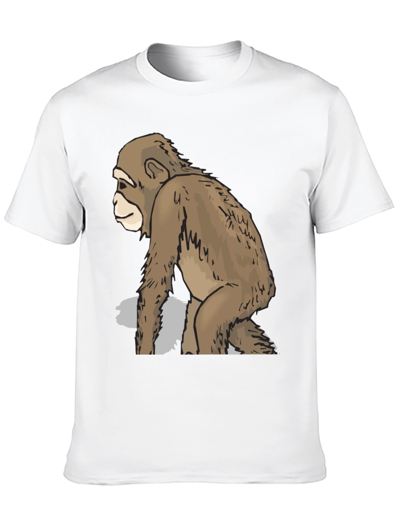 Black Cool Ape Graphic Black T-Shirt view 10