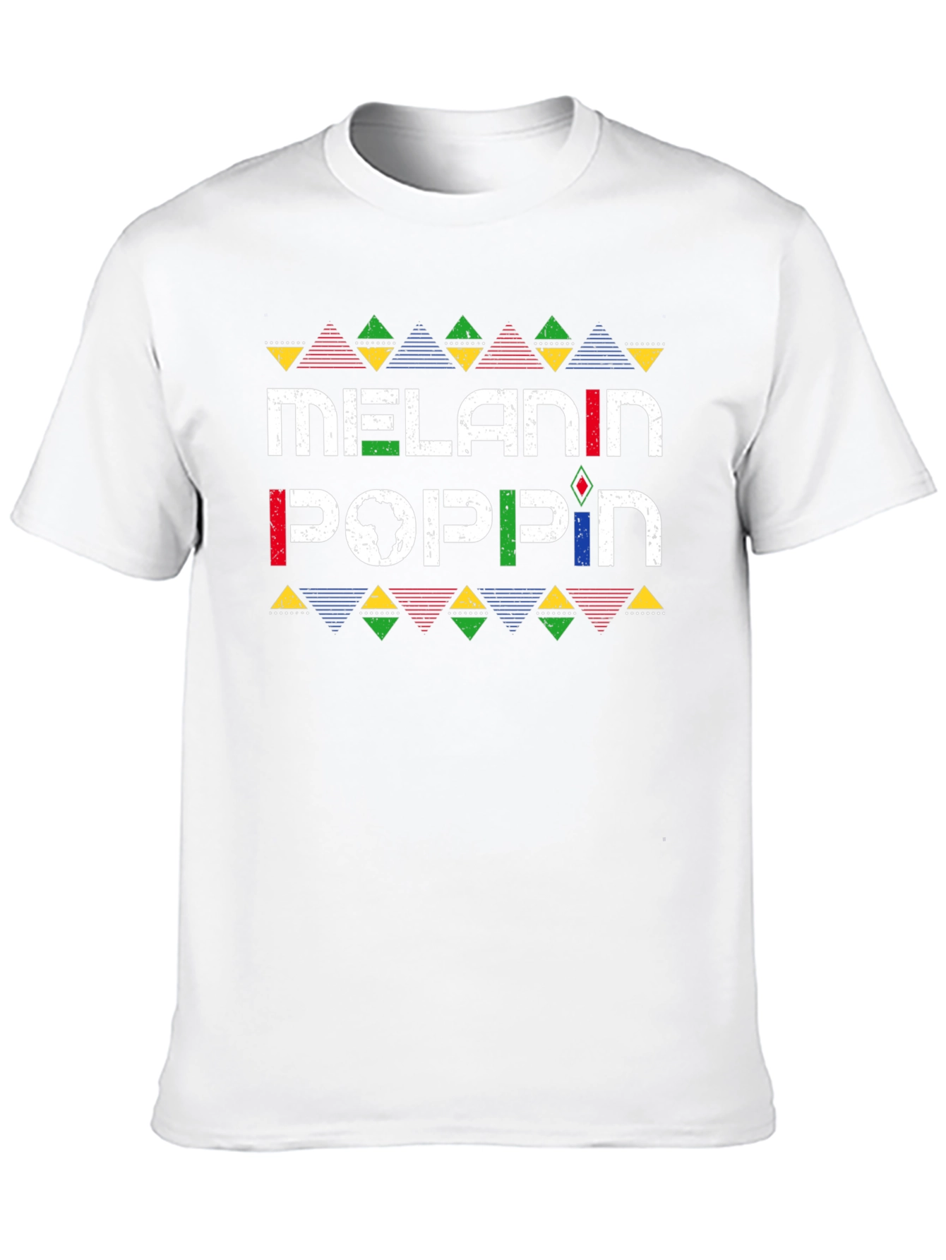 Black Melanin Poppin Graphic T-Shirt - Black view 10