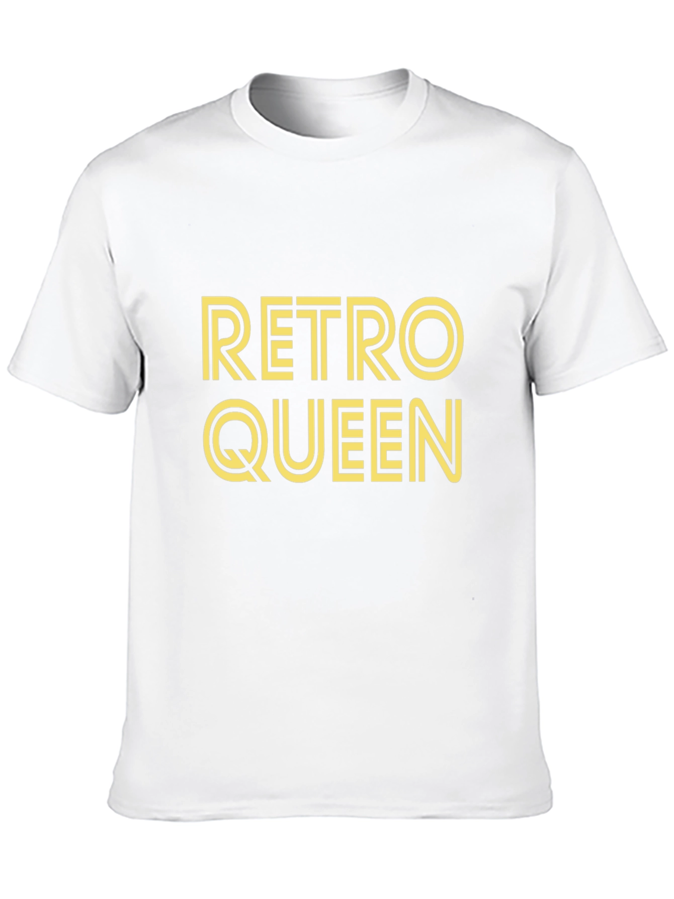 Black Retro Queen Black Graphic T-Shirt view 10