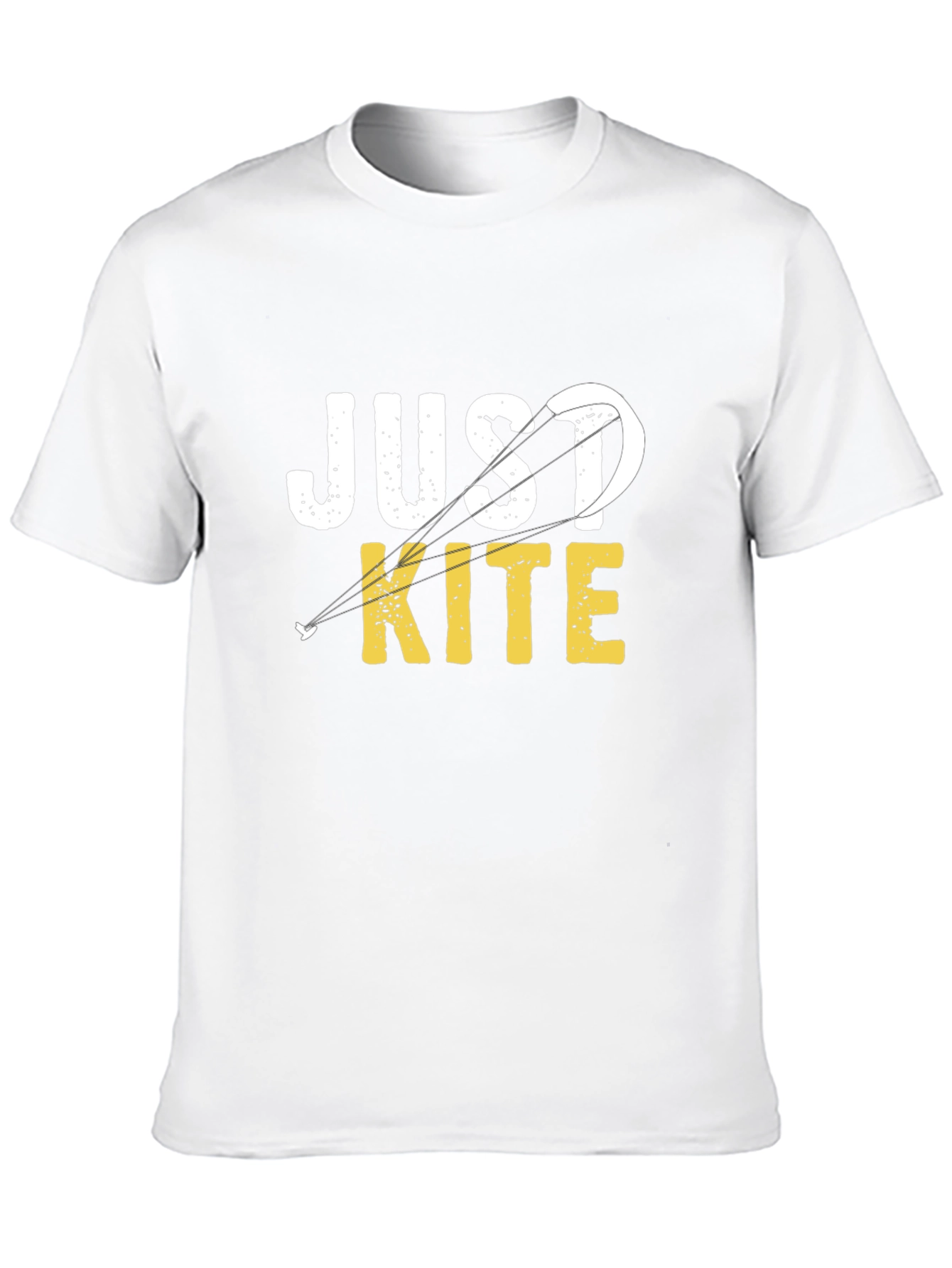 Black Just Kite T-Shirt - Black Cotton Tee view 10