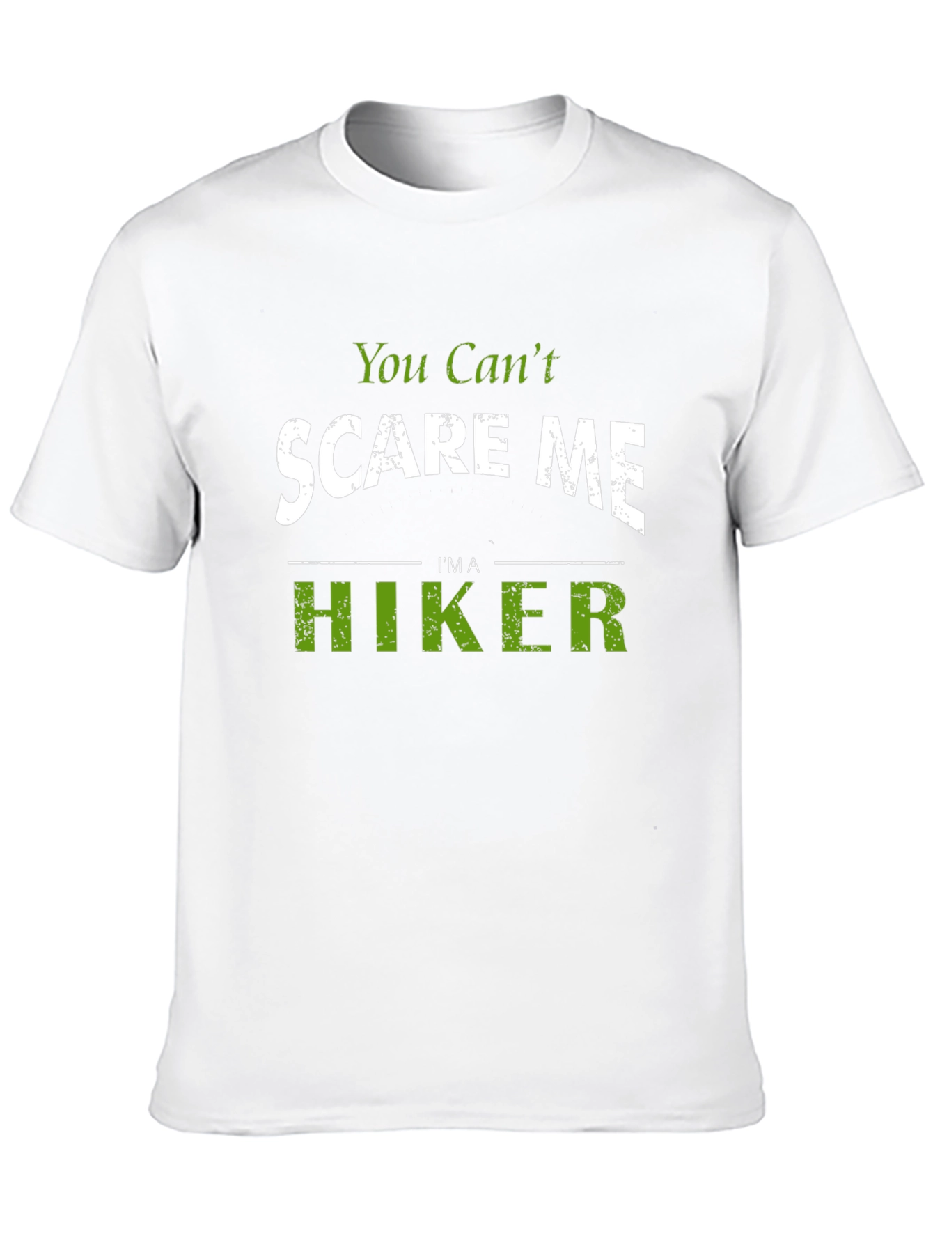 Black Funny Hiker T-Shirt - You Can't Scare Me, I'm A Hiker view 10