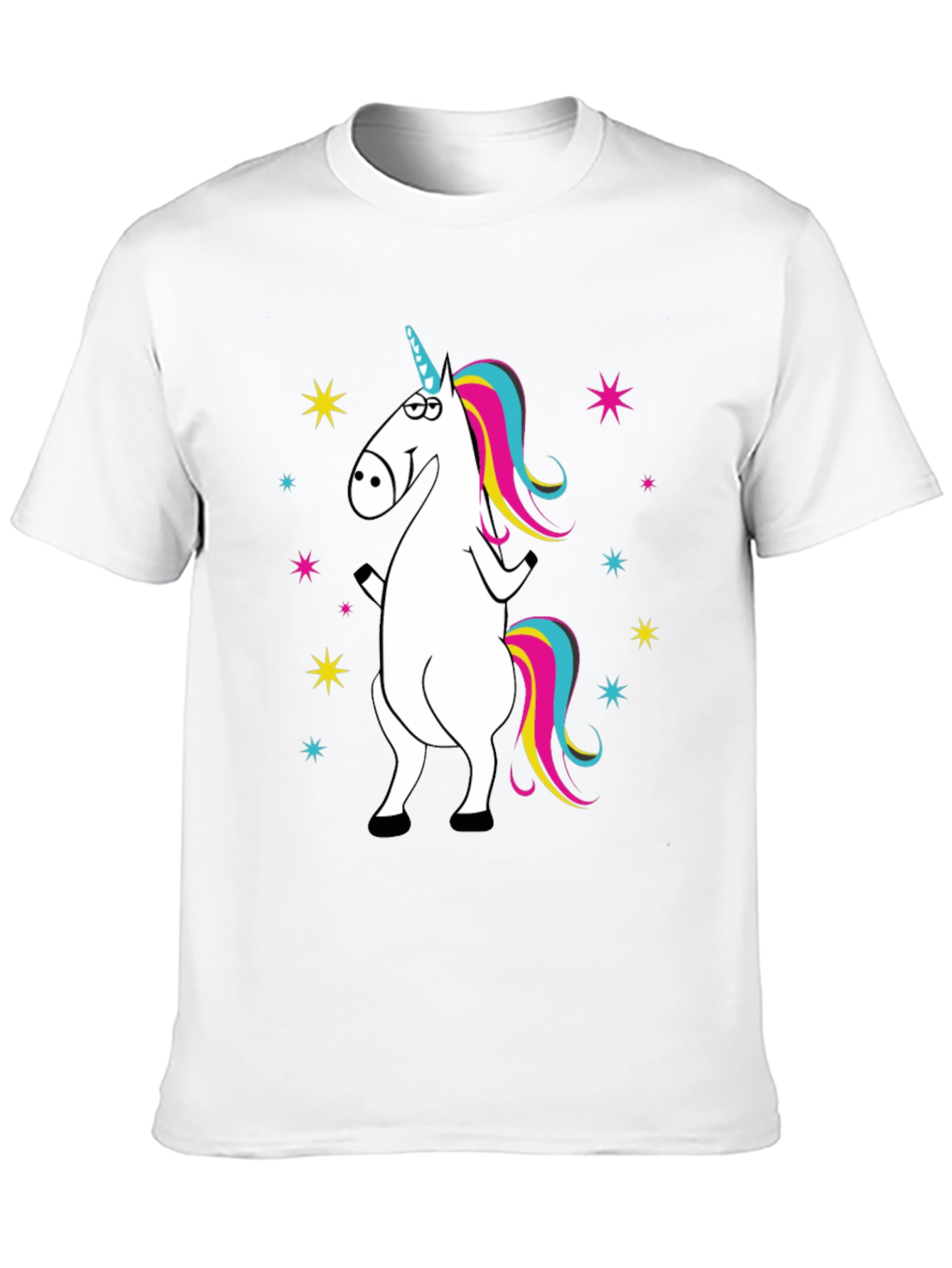 Black Unicorn Graphic Black T-Shirt - Fun & Whimsical Design view 10