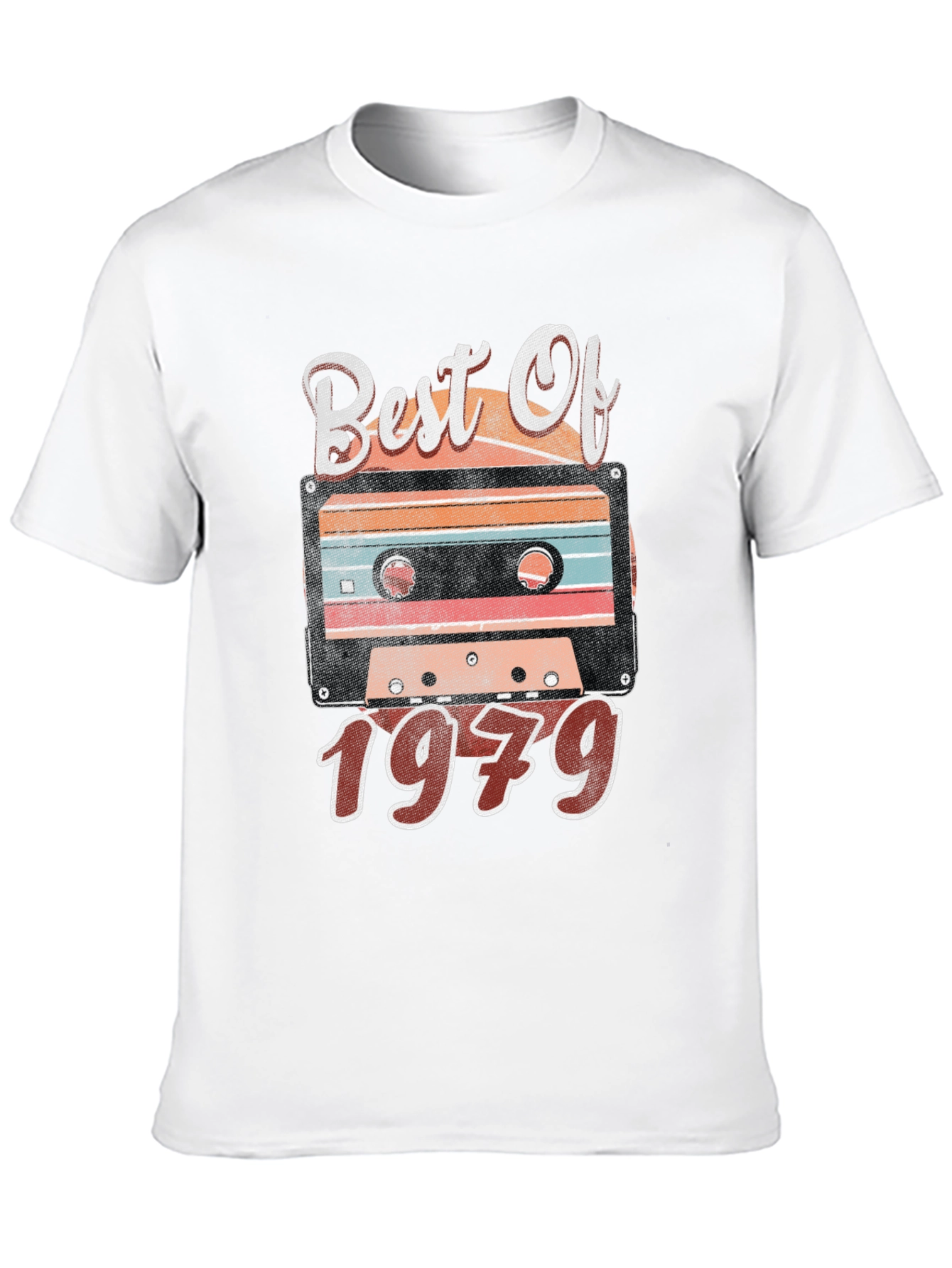 Black Best Of 1979 Cassette Tape Graphic T-Shirt view 10