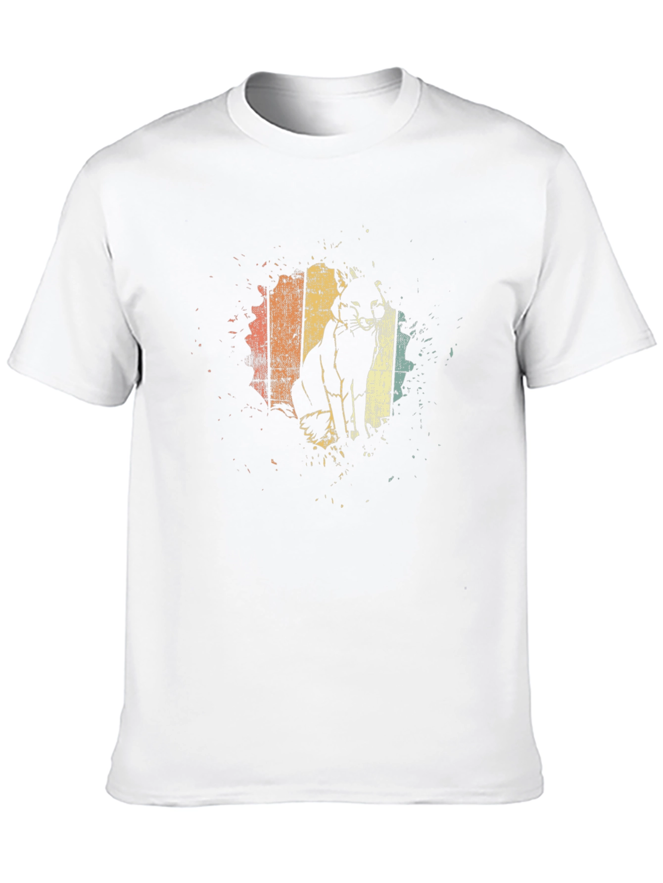 Black Retro Lynx Graphic Tee - Soft Cotton Blend view 10