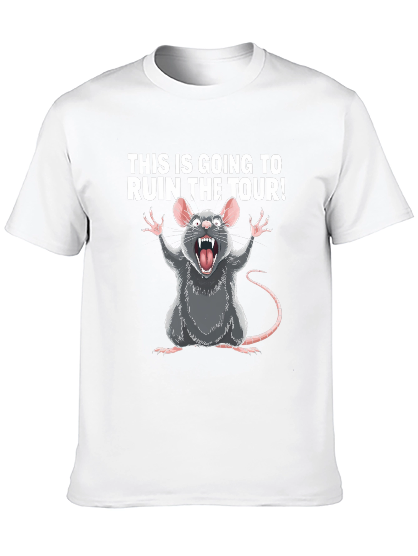 Black Ruin The Tour Rat Graphic T-Shirt view 10