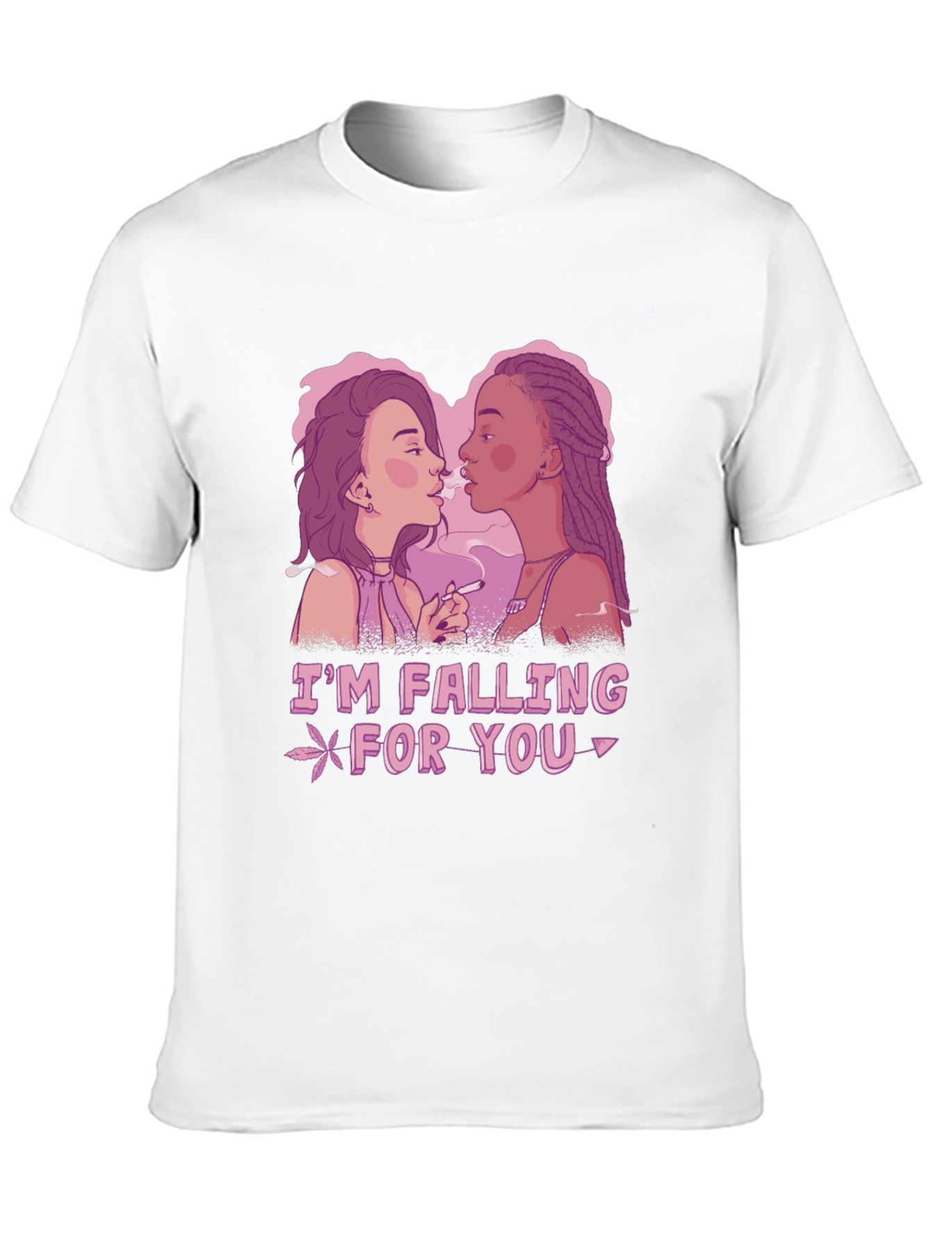 Black I'm Falling For You Graphic Tee view 10