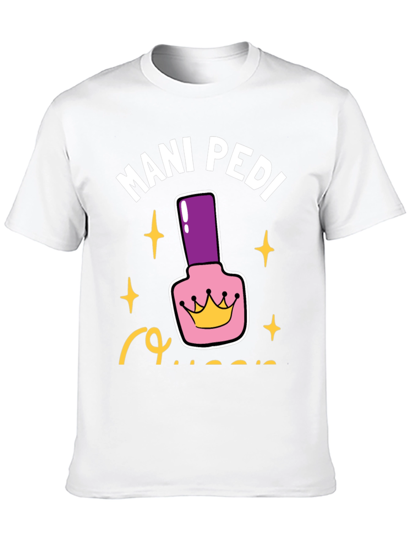 Black Mani Pedi Queen Graphic Tee view 10