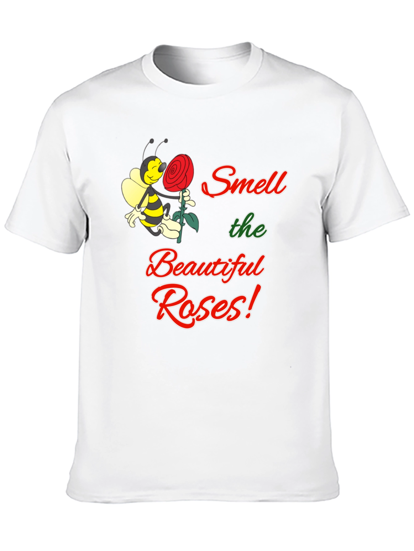 Black Smell the Beautiful Roses Black T-Shirt view 10