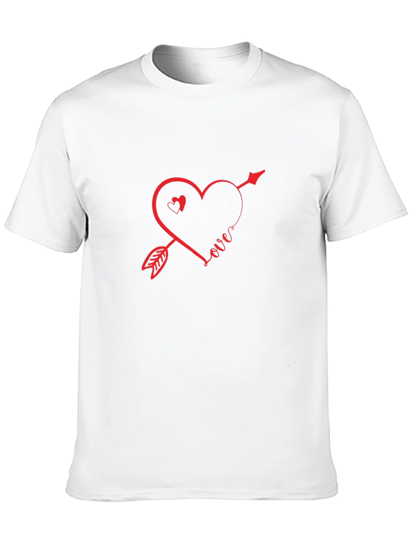 Black Love Arrow Graphic Tee - Stylish Black T-Shirt view 10