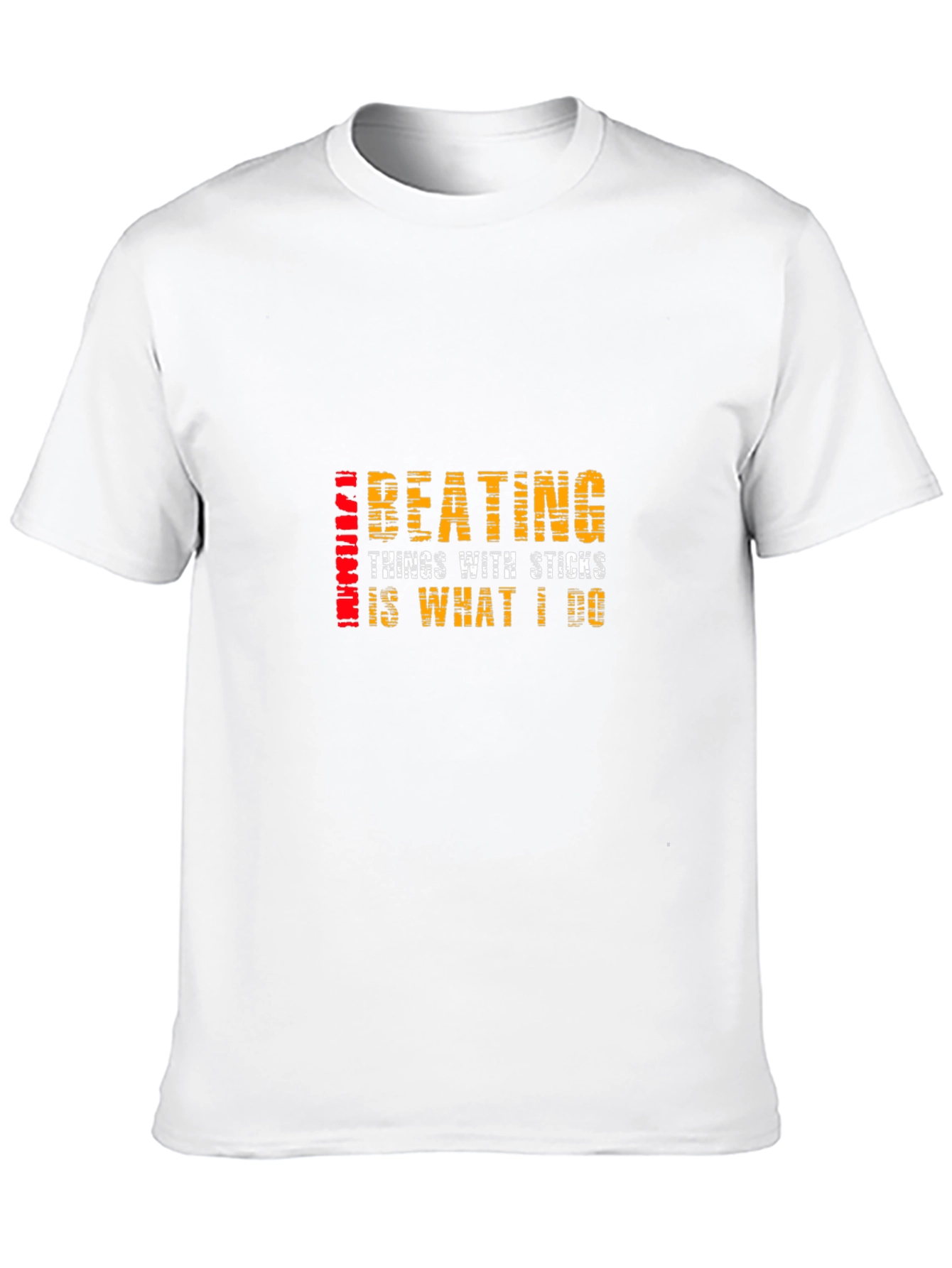 Black Beating Things With Sticks T-Shirt view 10