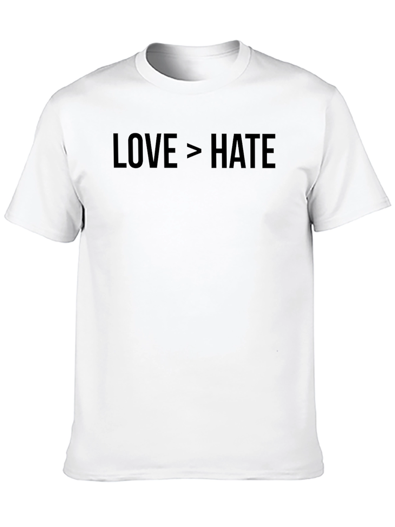 Black Love > Hate Graphic T-Shirt - Soft Cotton Blend view 10