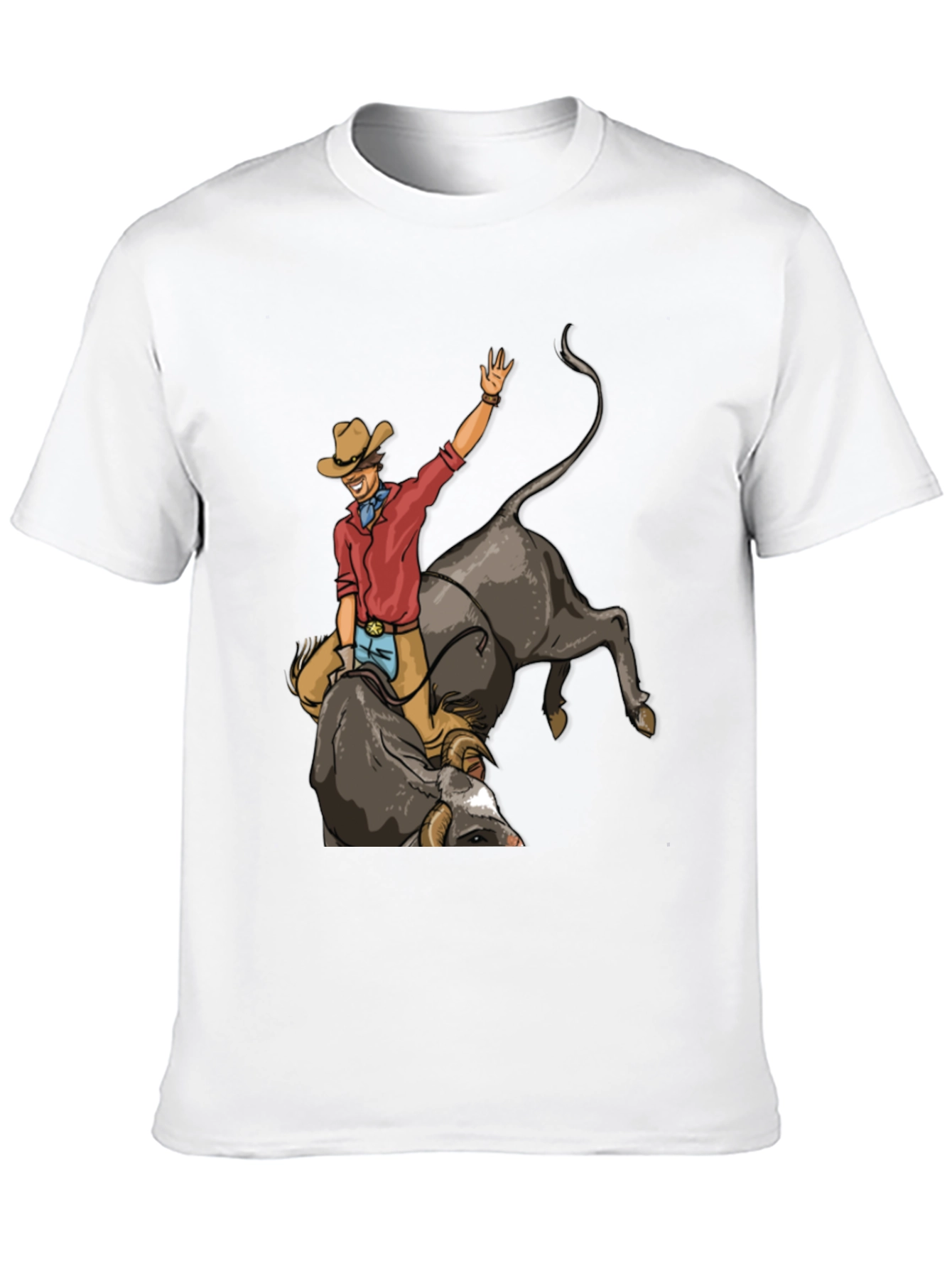 Black Rodeo Rider Graphic T-Shirt - Western Style view 10
