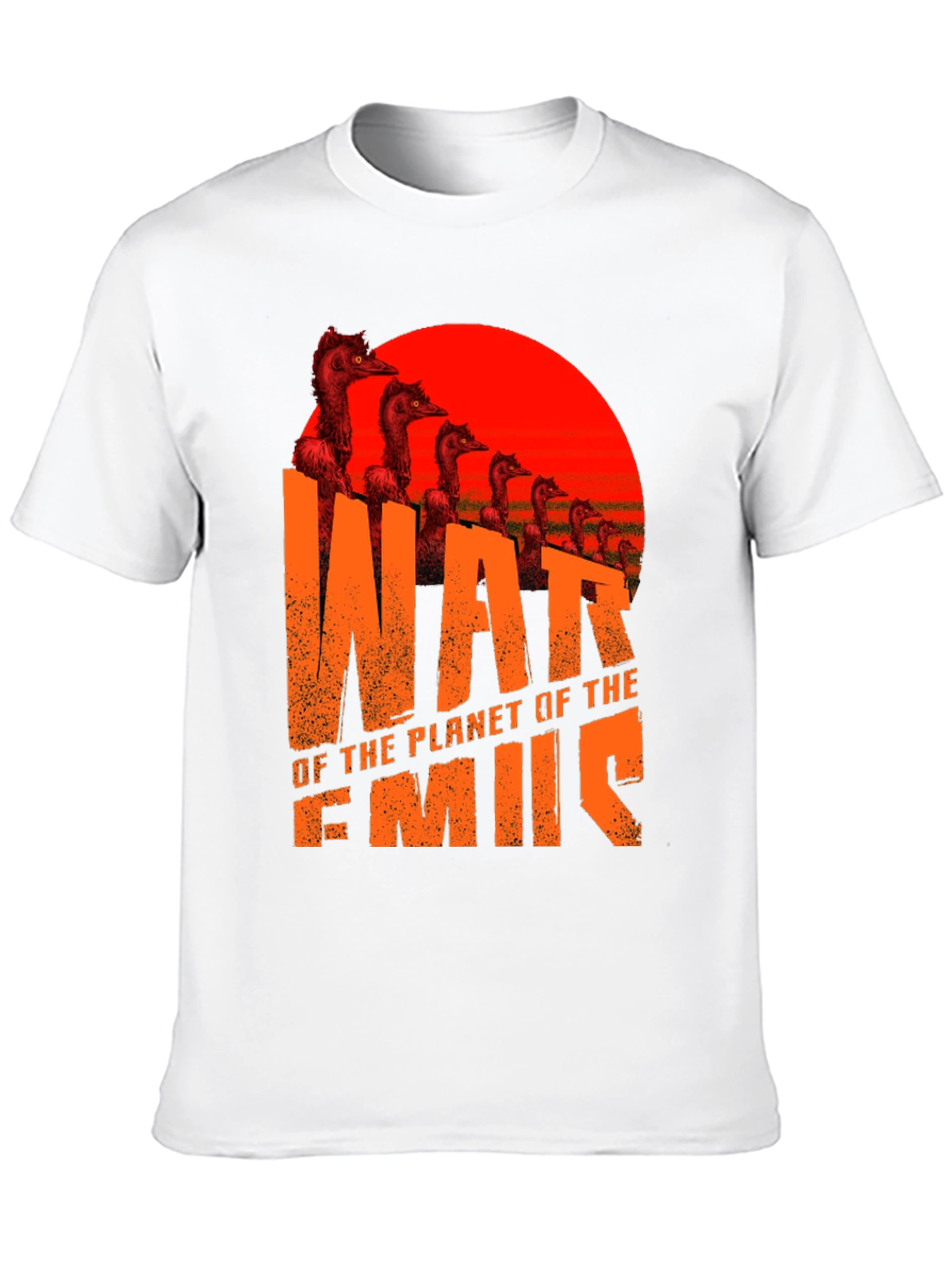Black War of the Planet of the Emus T-Shirt view 10