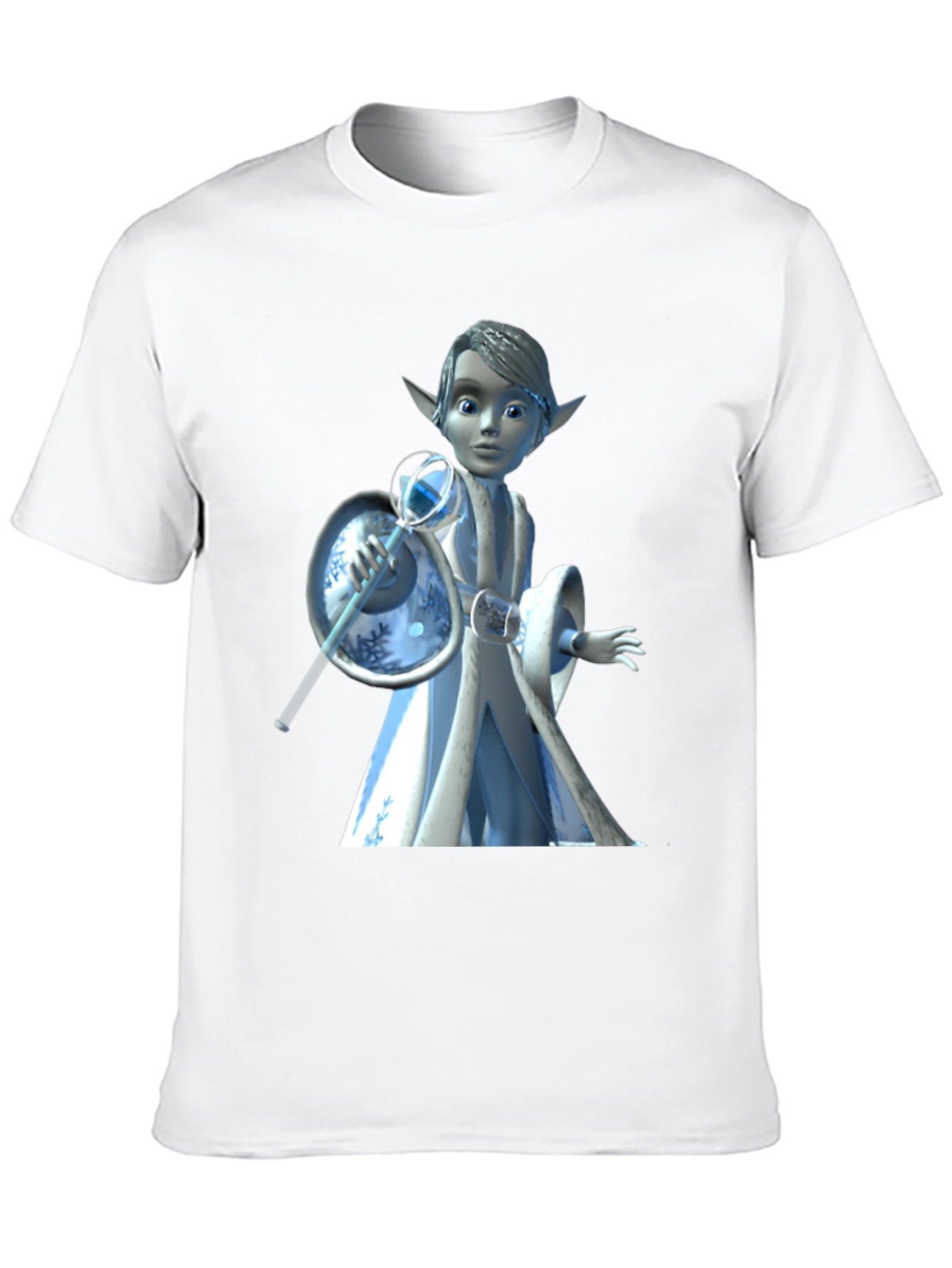 Black Cartoon Character Graphic Tee - Black T-Shirt view 10