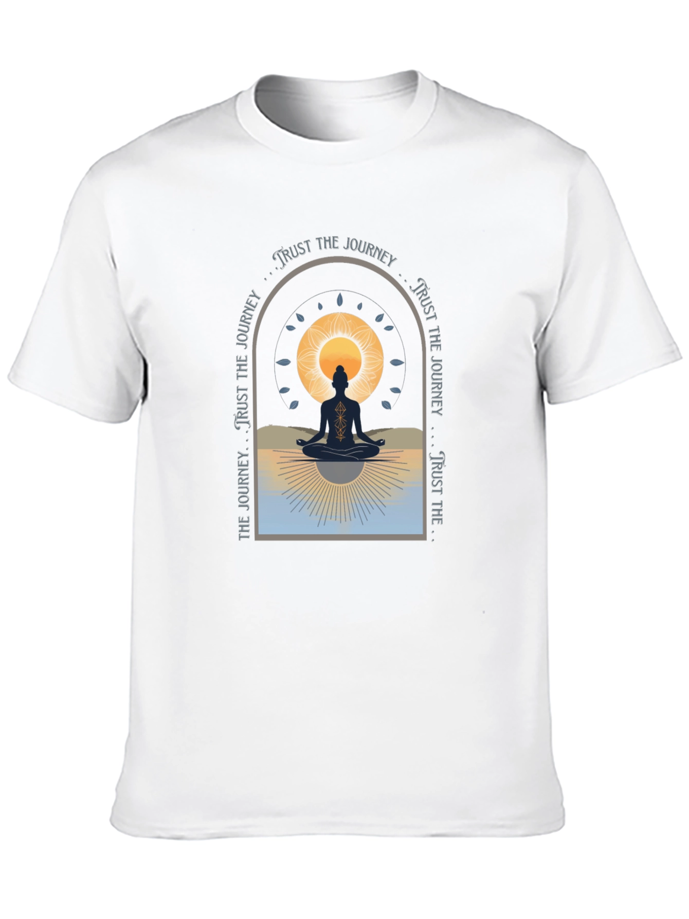 Black Trust the Journey Graphic T-Shirt view 10