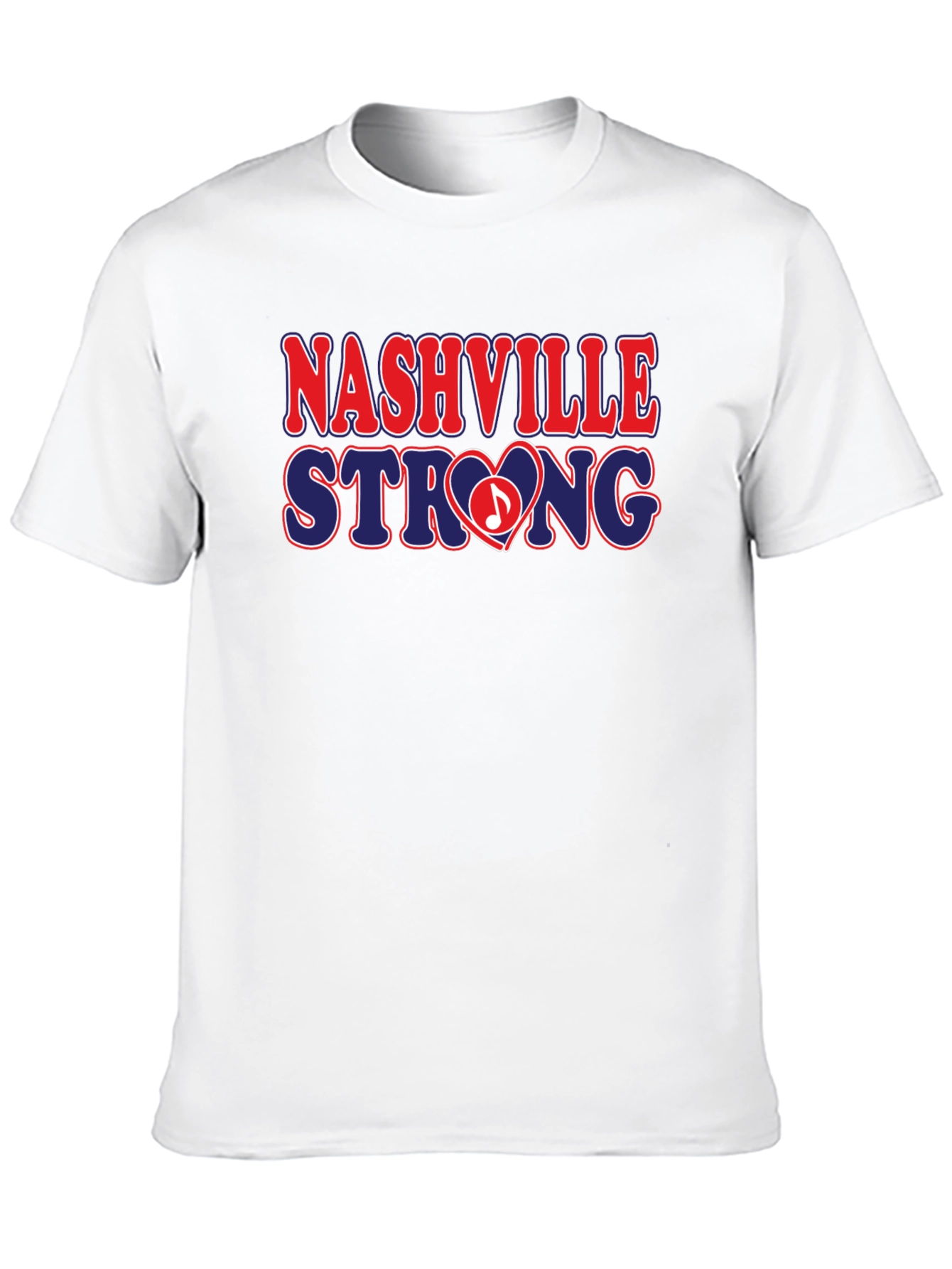 Black Nashville Strong Graphic T-Shirt view 10