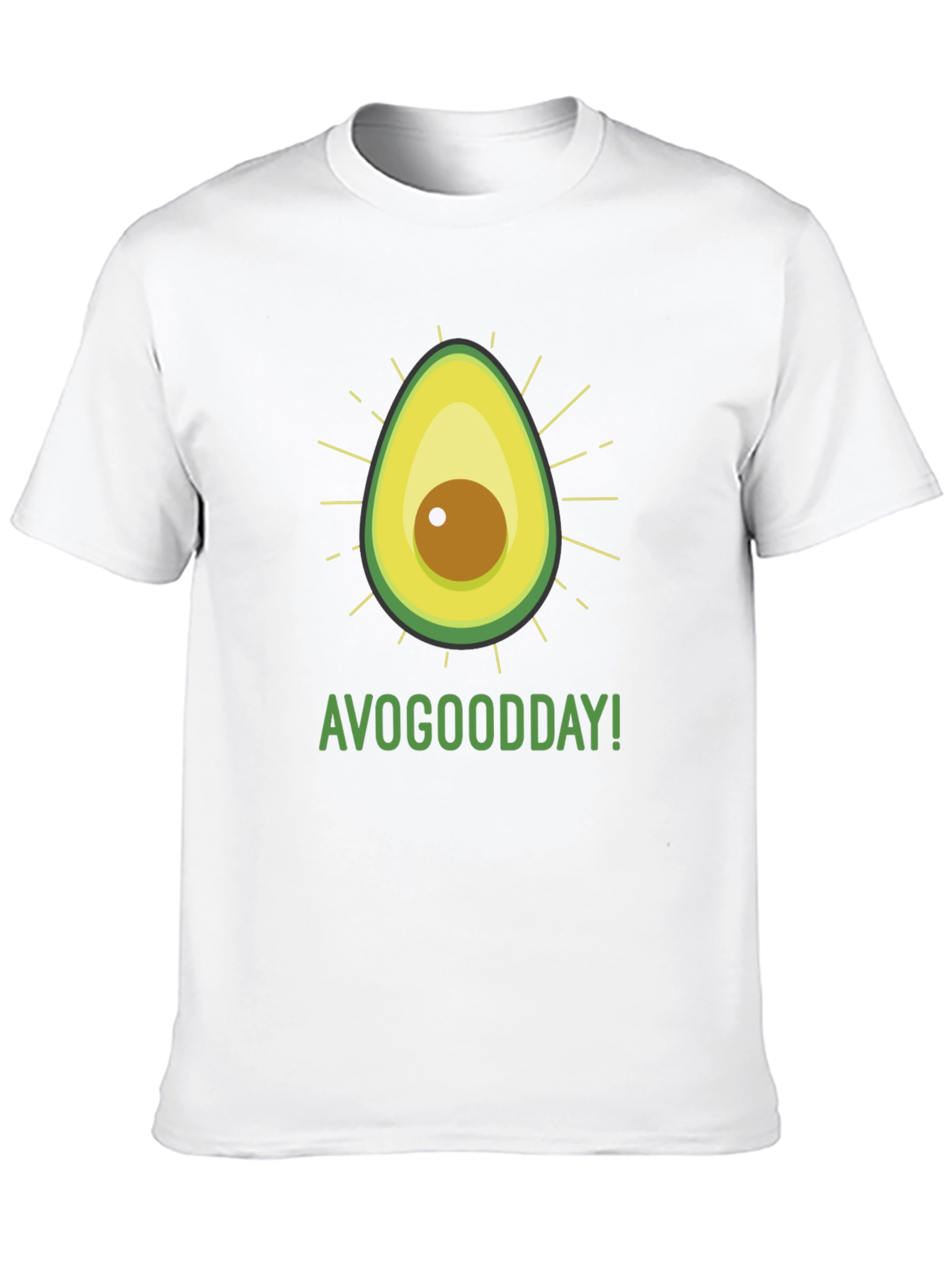 Black AvoGoodDay Graphic Tee - Fresh Avocado Style view 10