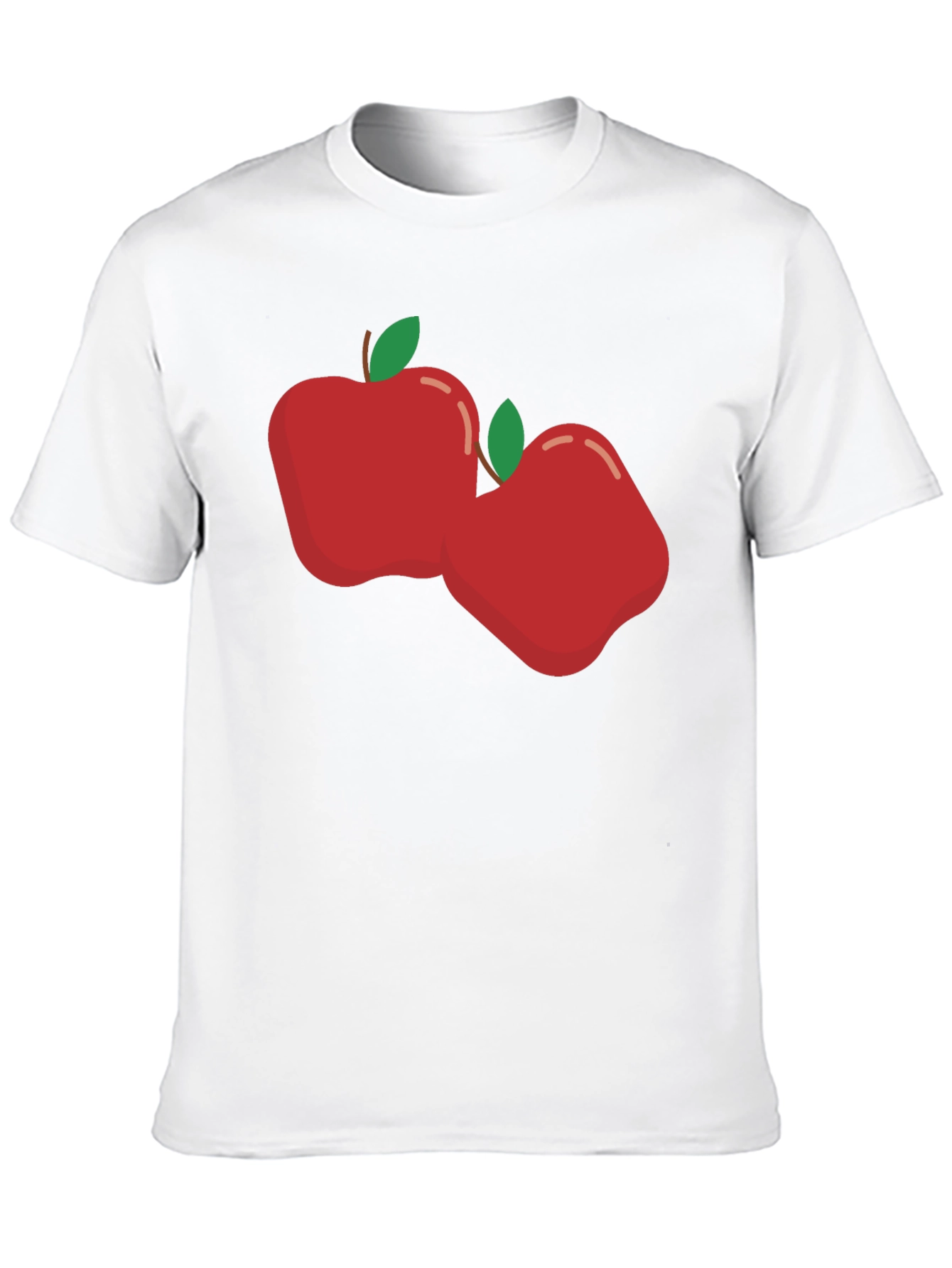 Black Bold Apple Graphic Tee - Soft & Stylish Black T-Shirt view 10