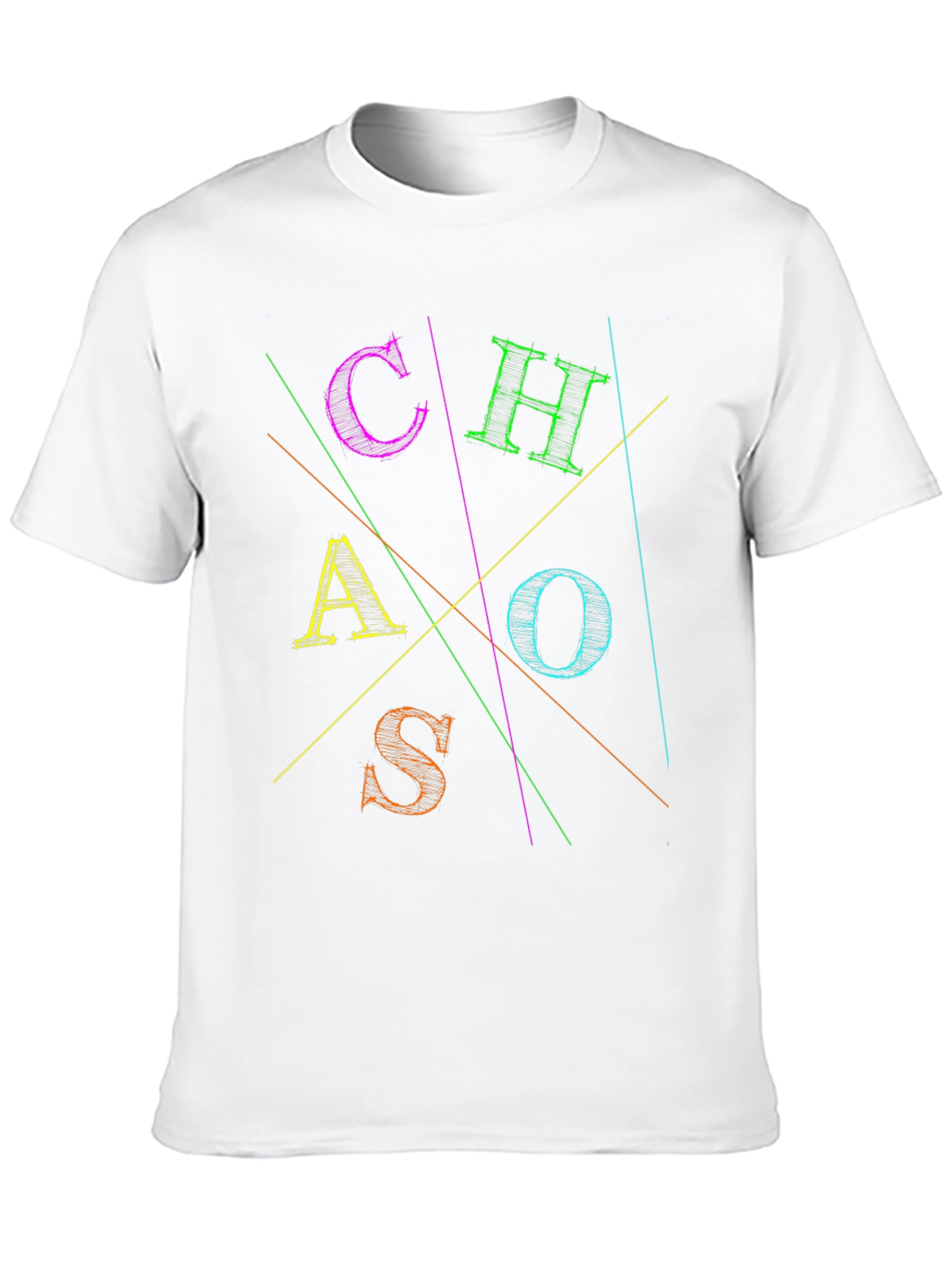 Chaos Graphic Tee - Men's Short Sleeve Crew Neck - 10