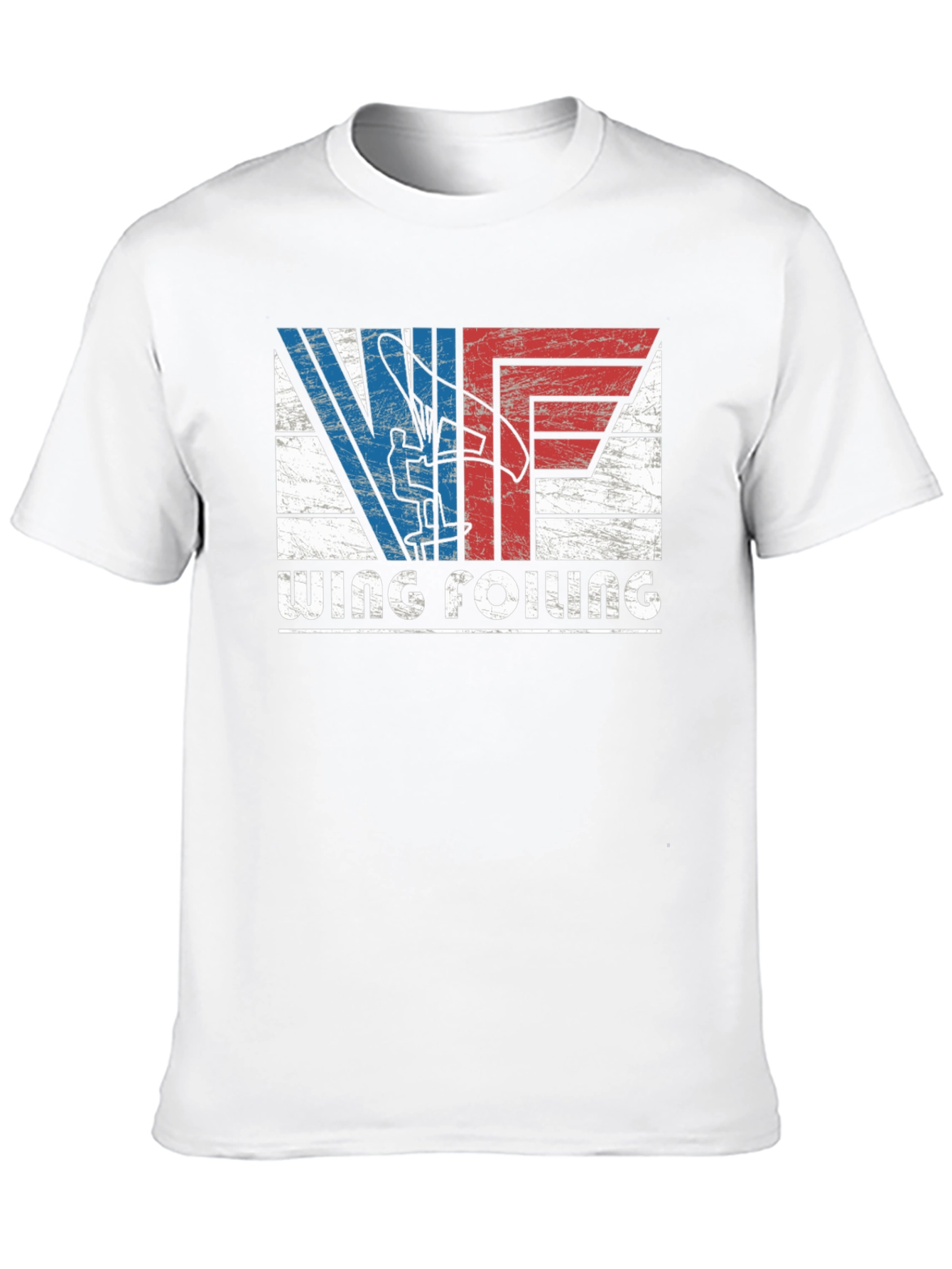 Black Wing Foiling T-Shirt | Retro Style view 10