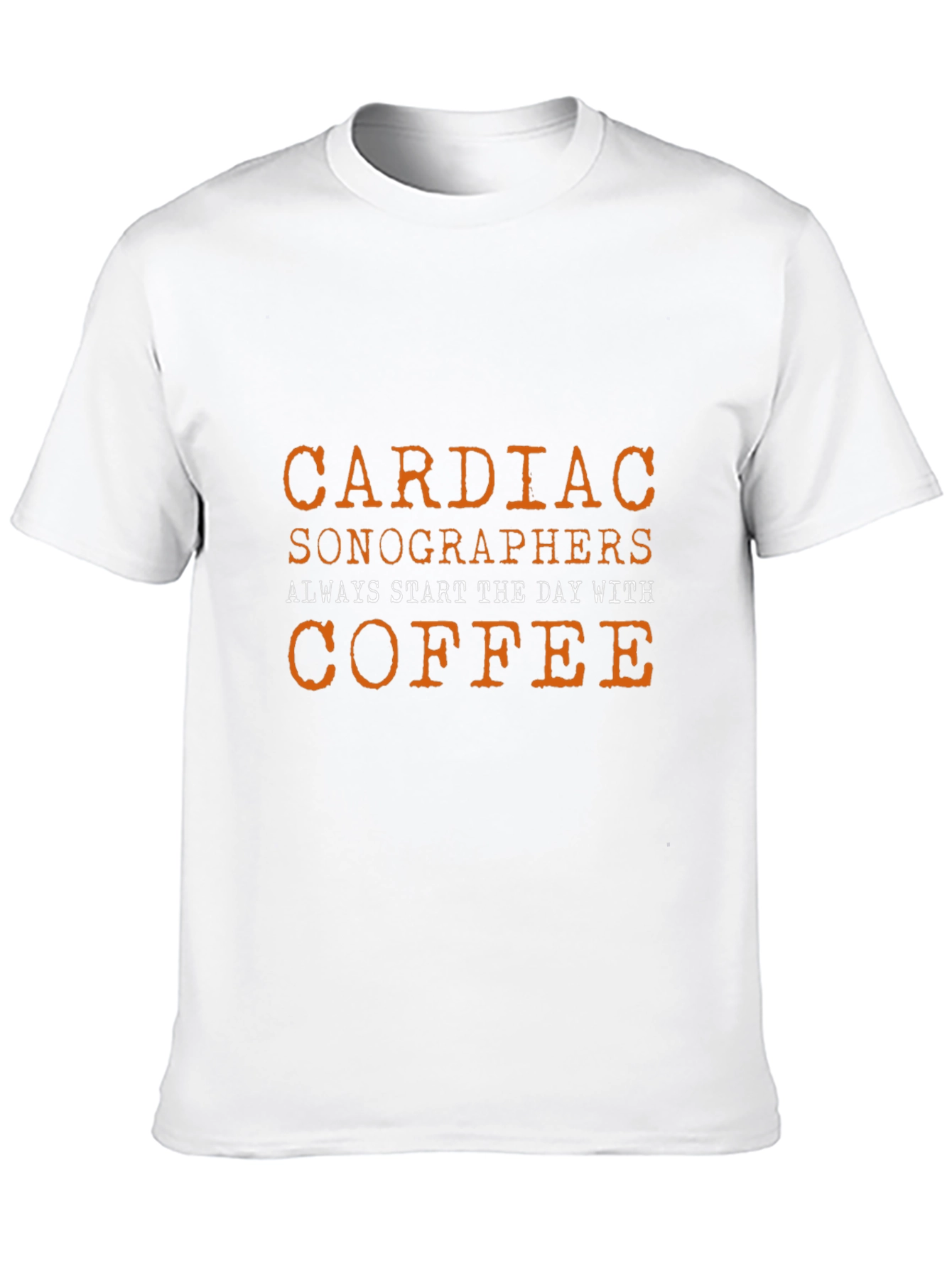 Black Cardiac Sonographers Coffee T-Shirt view 10