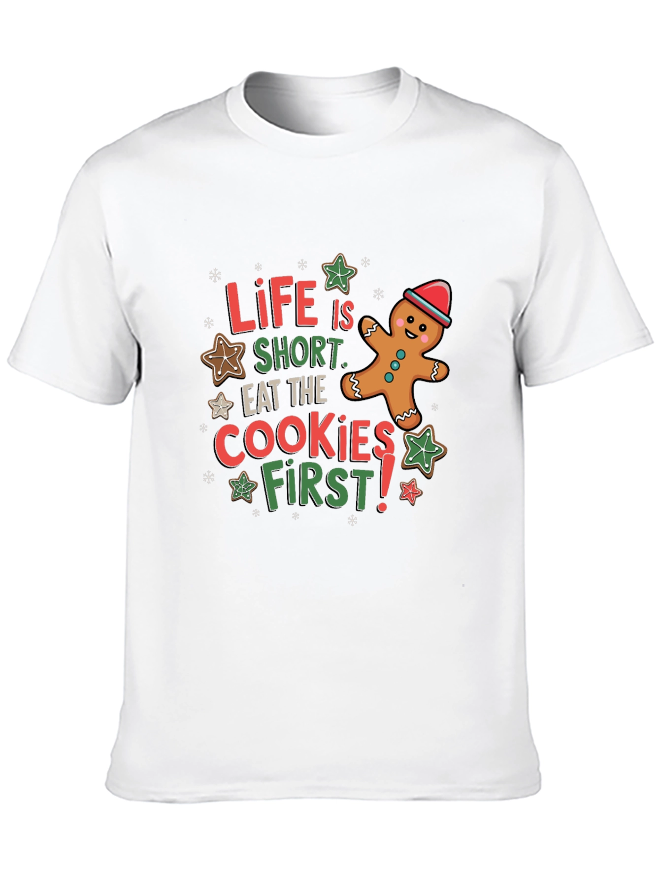 Black Life is Short Eat the Cookies T-Shirt view 10