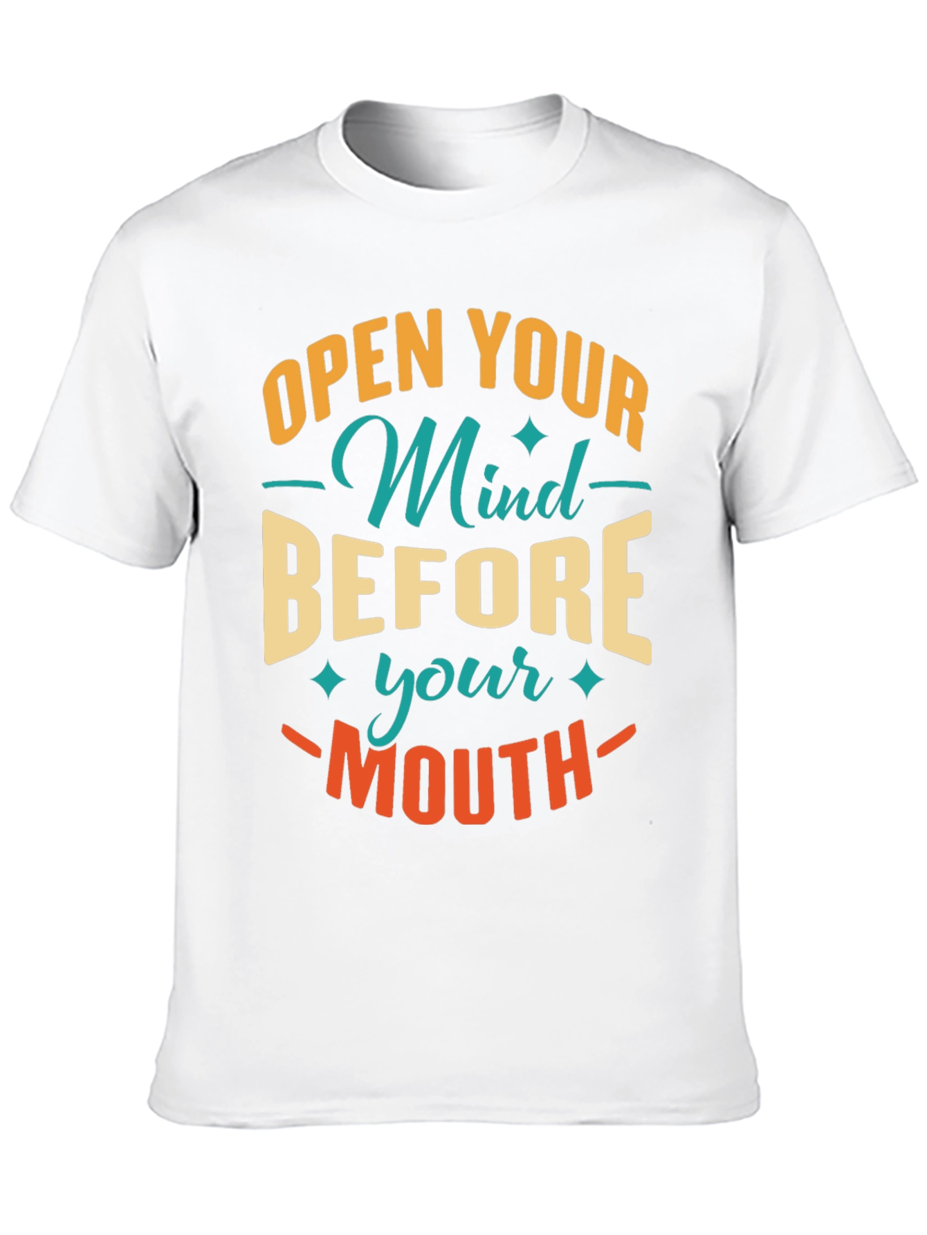 Black Open Mind Graphic Tee - Unisex view 10