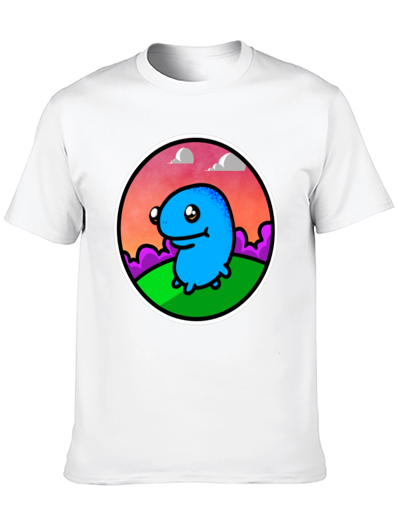 Black Cartoon Character Graphic Tee view 10