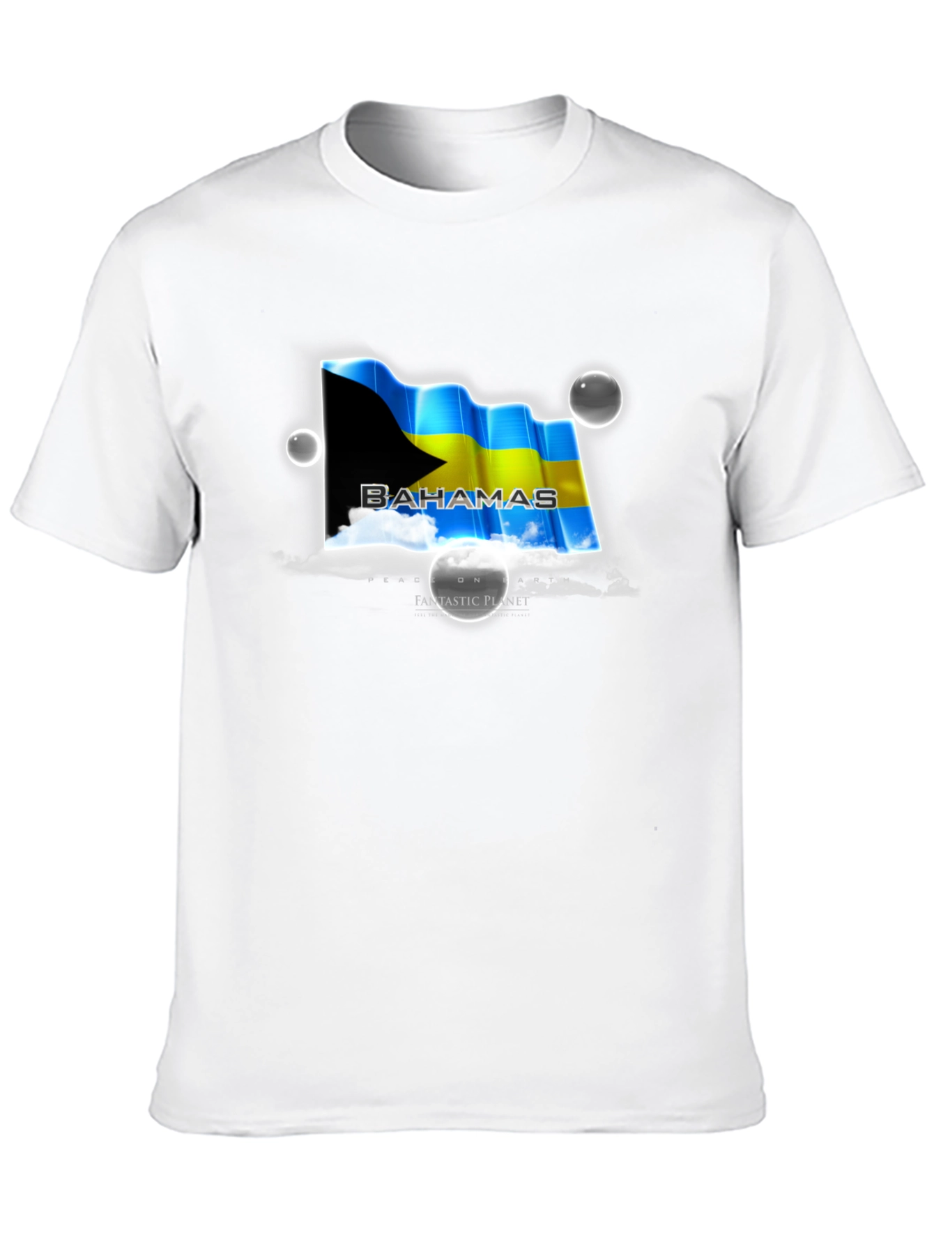 Black Bahamas Flag T-Shirt - Island Pride view 10