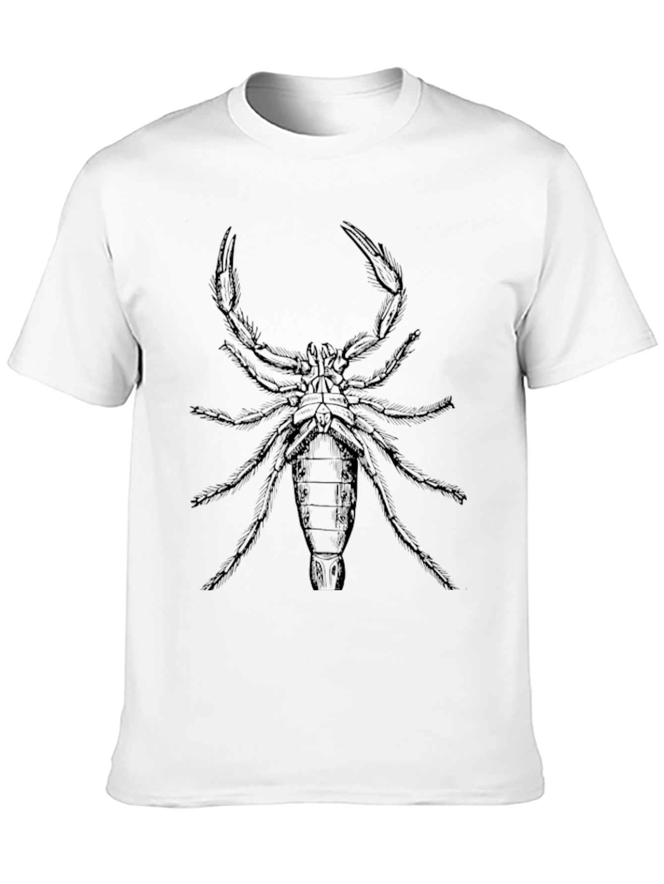 Black Scorpion Graphic Tee - Black Cotton Comfort view 10