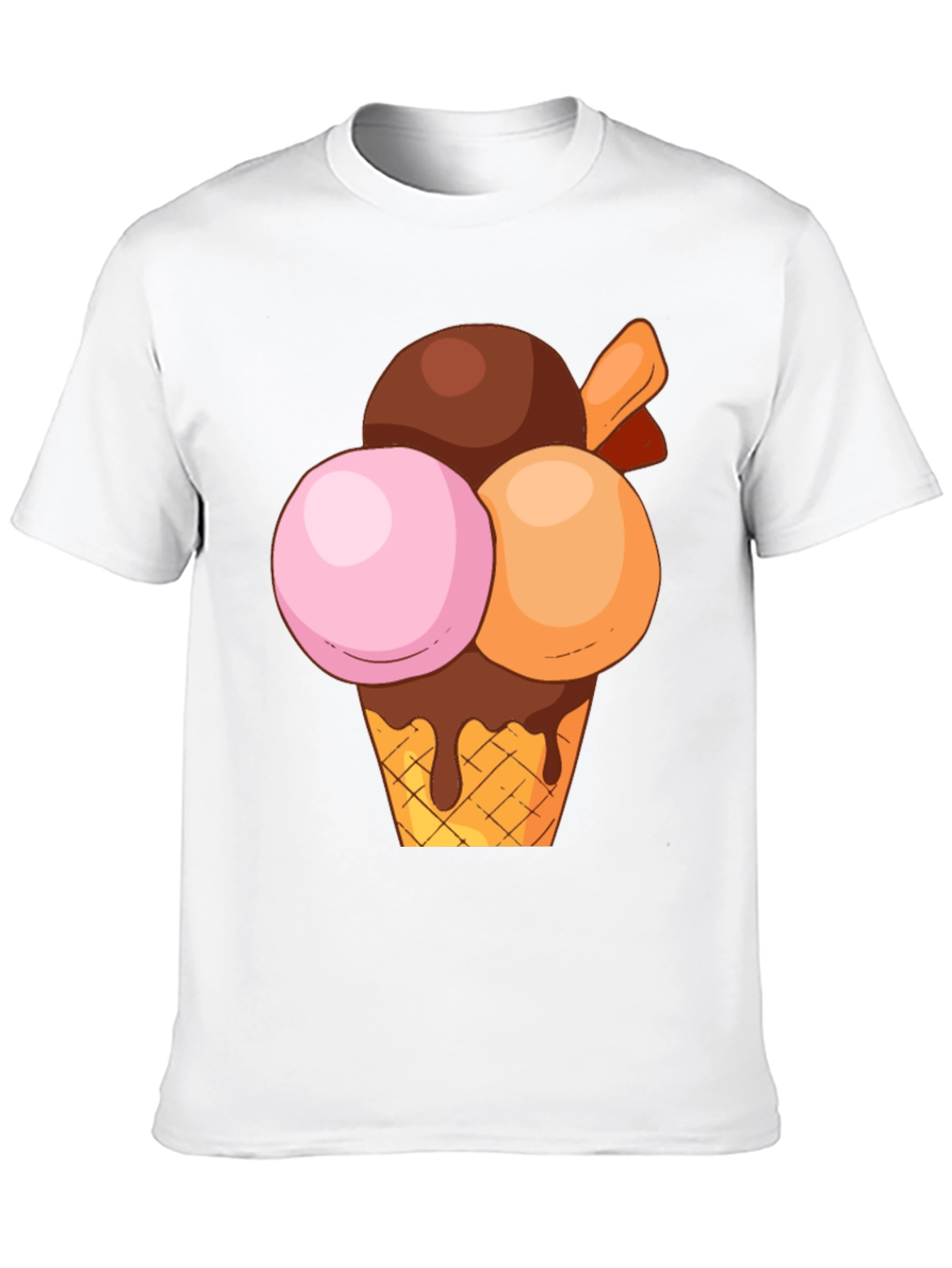 Black Ice Cream Graphic Tee - Sweet Treat Design view 10