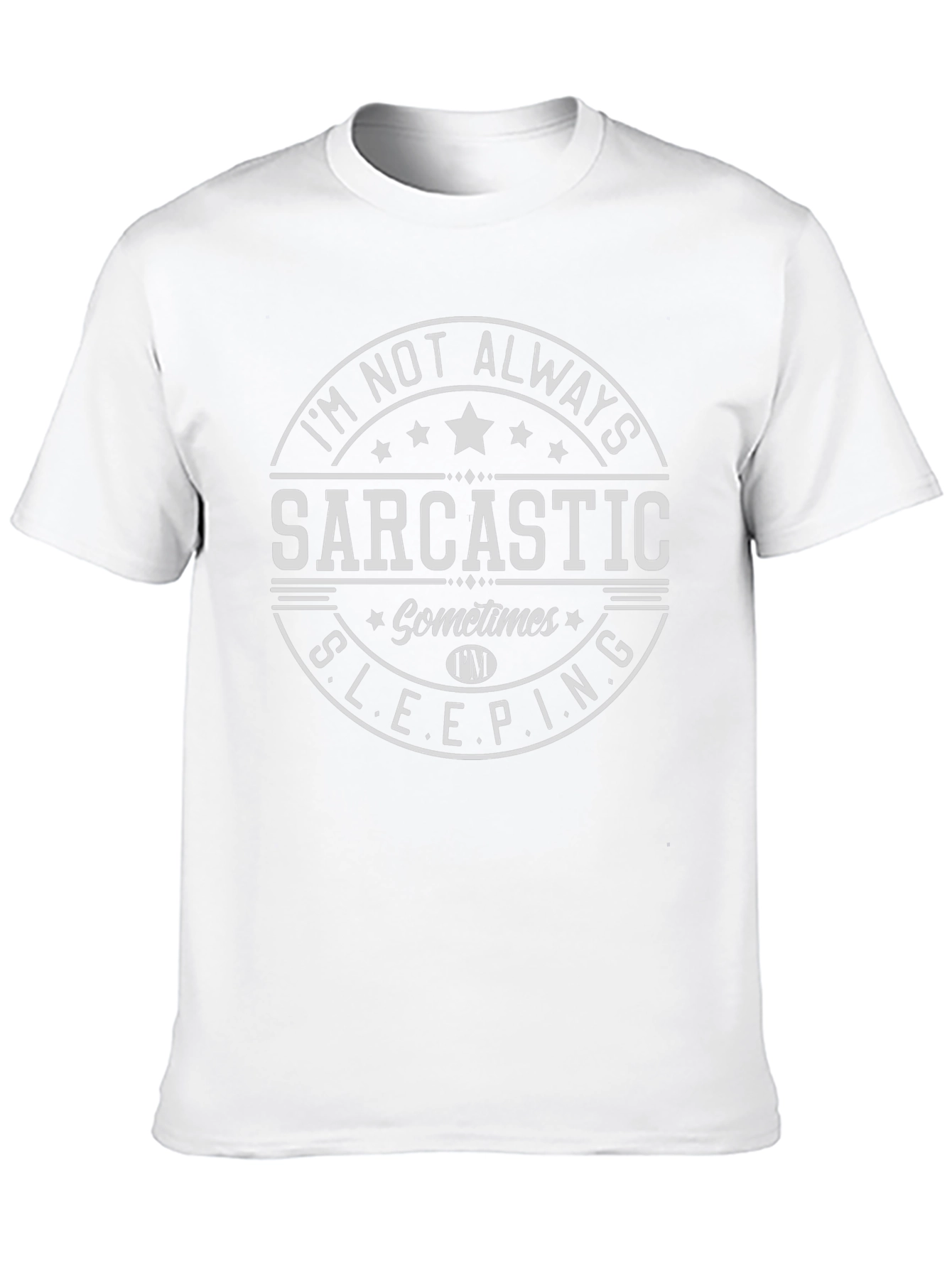 Black Sarcastic Sleeping T-Shirt view 10