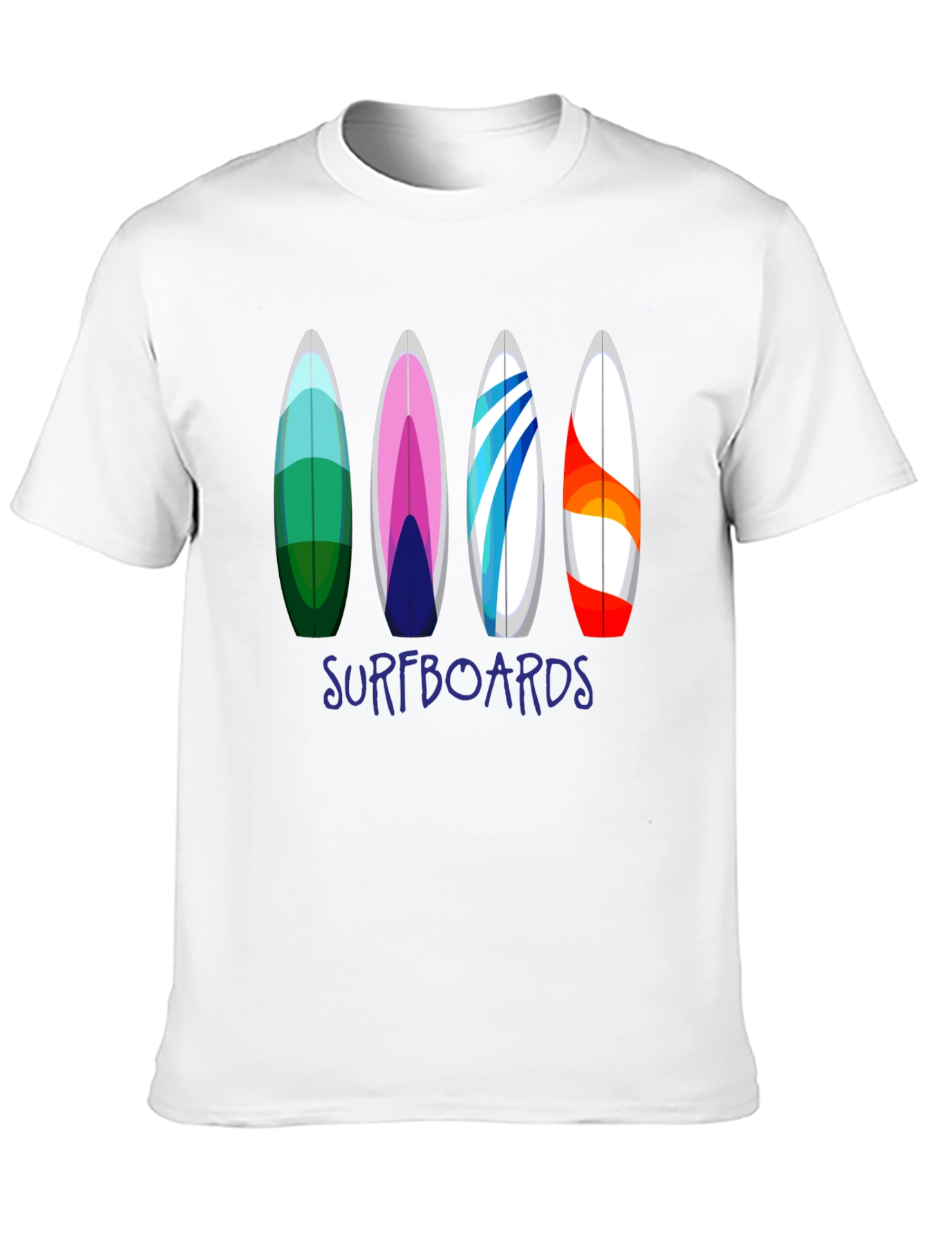 Black Surfboard T-Shirt - Beach Lover Tee view 10