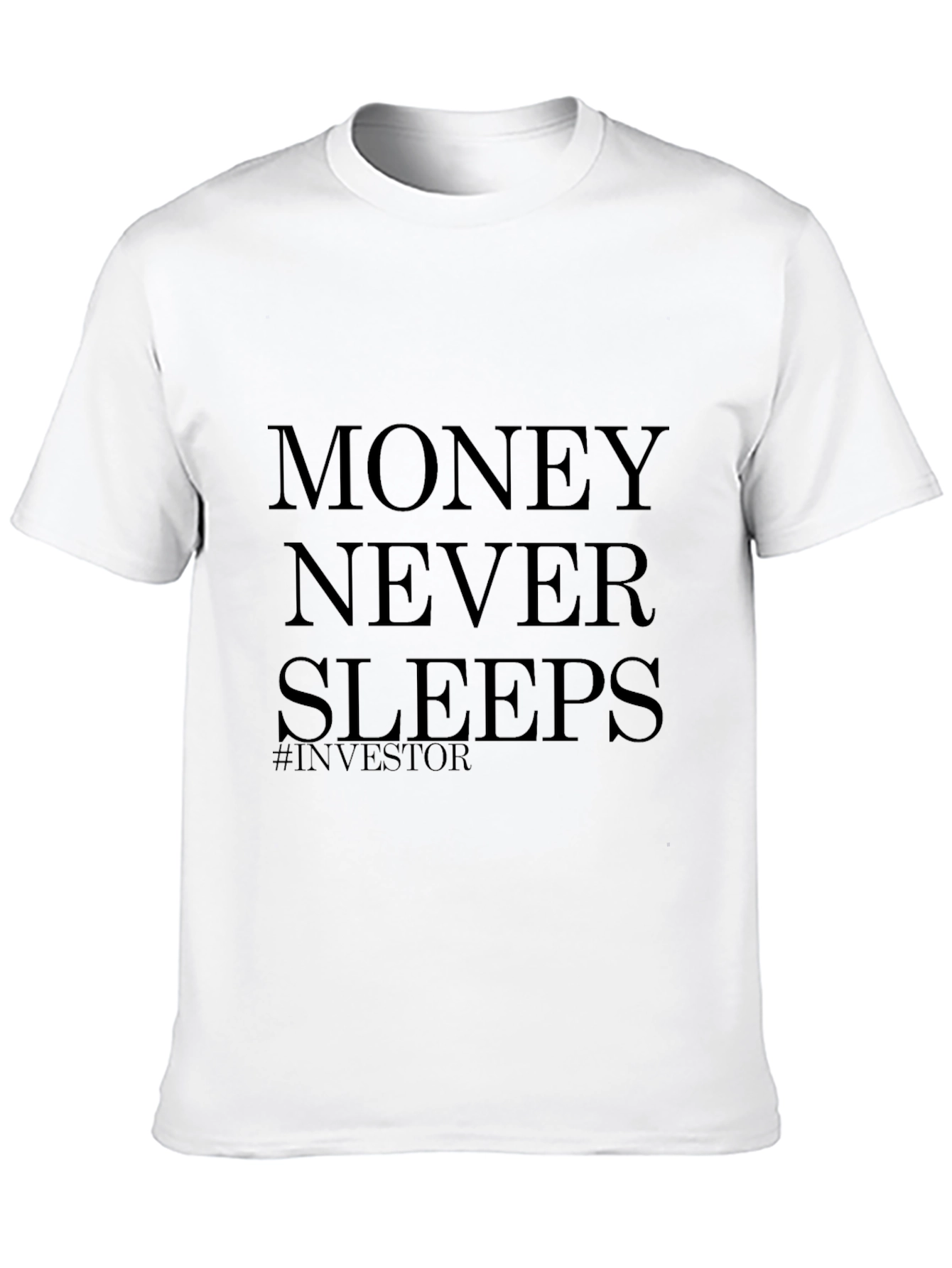 Black Money Never Sleeps Investor T-Shirt view 10