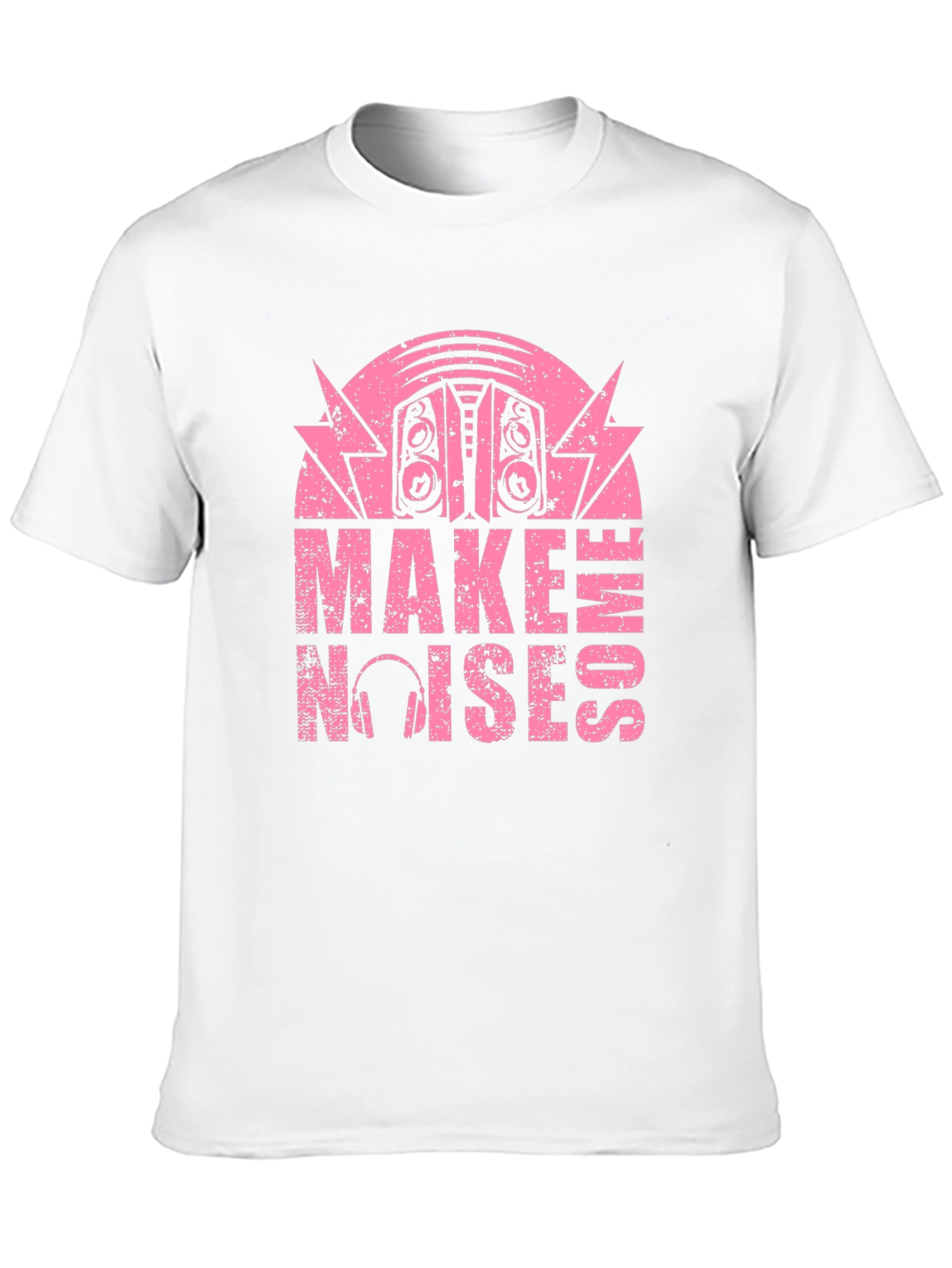 Black Make Some Noises Graphic T-Shirt view 10