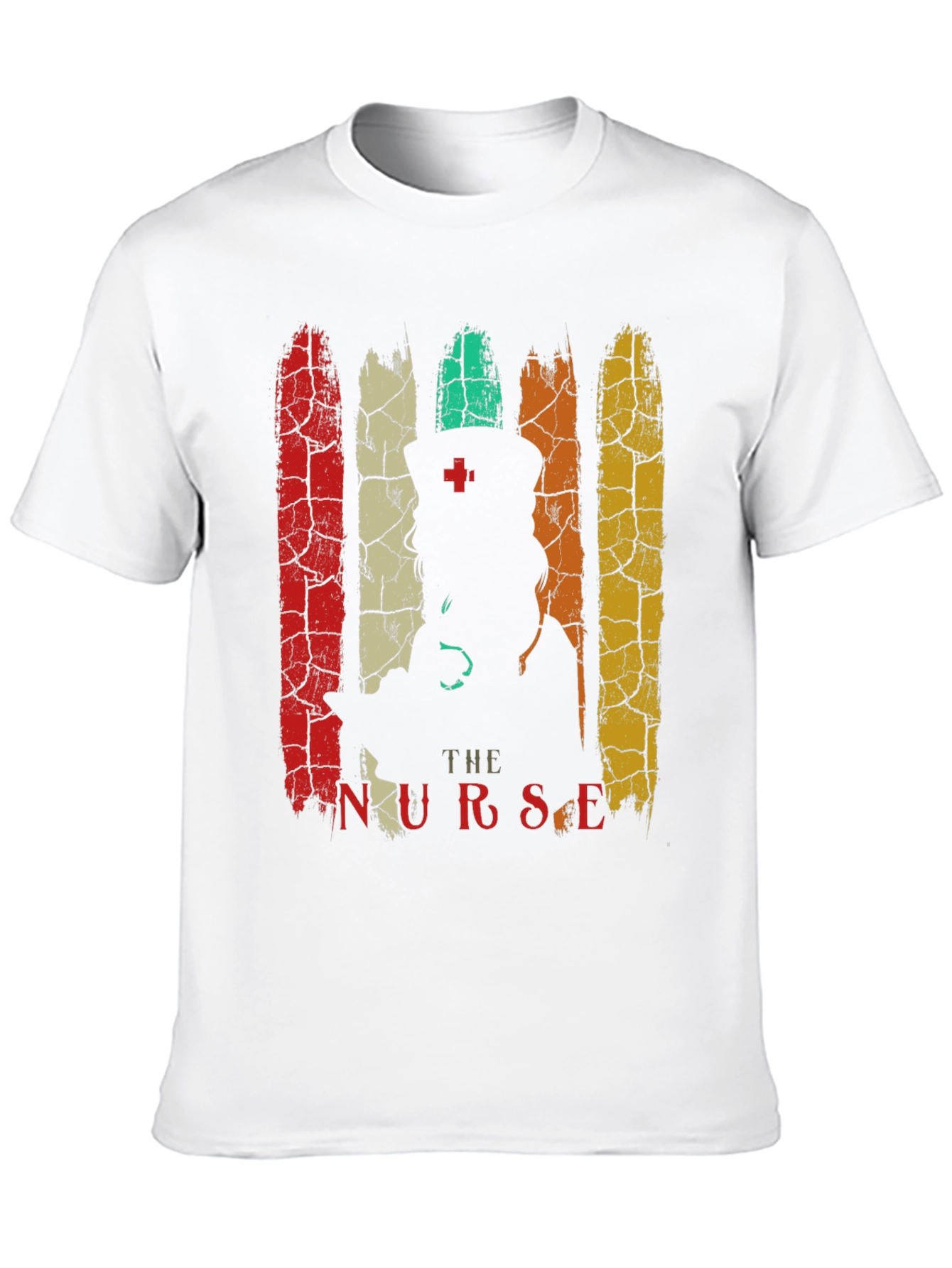 Black Retro Nurse Graphic Tee -  Healthcare Hero Tribute view 10