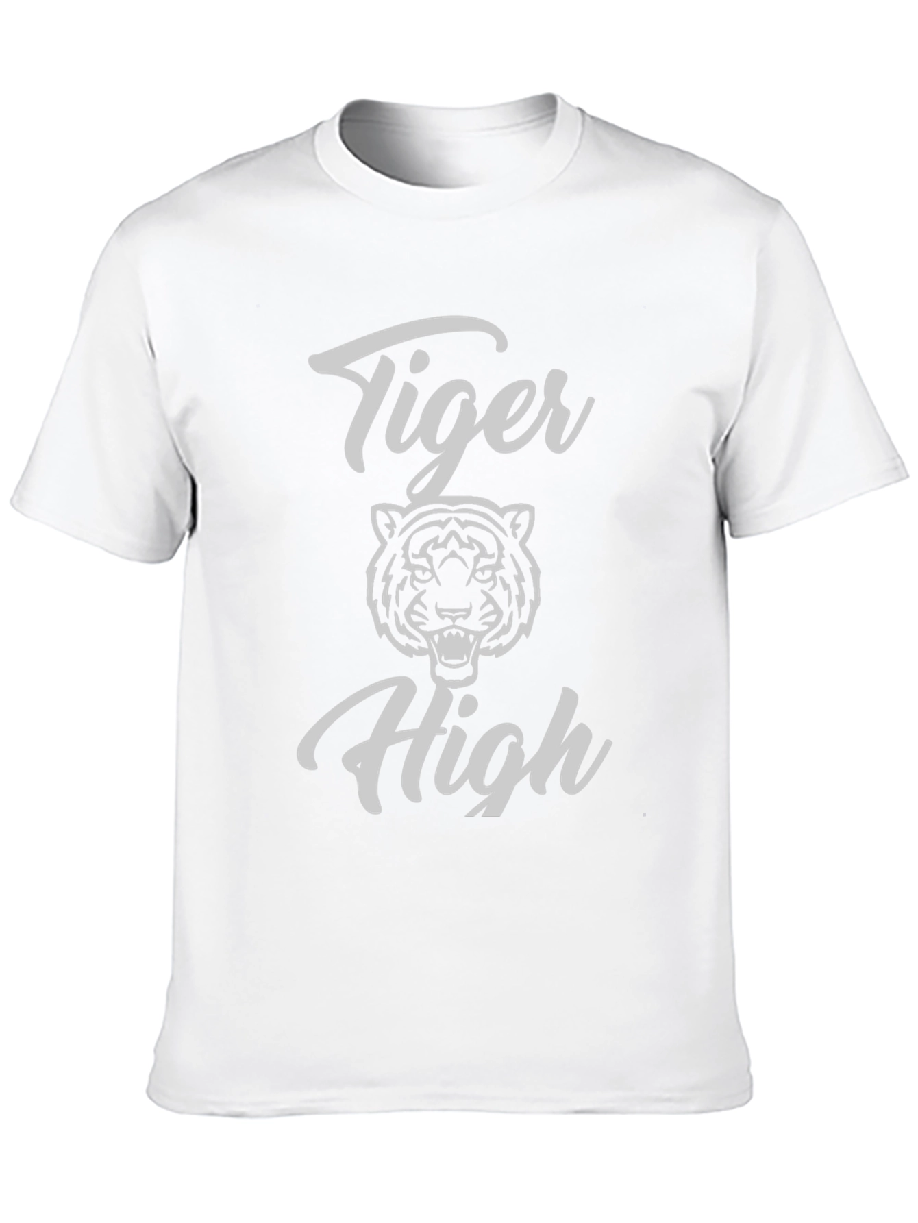 Black Tiger High T-Shirt - Black Graphic Tee view 10