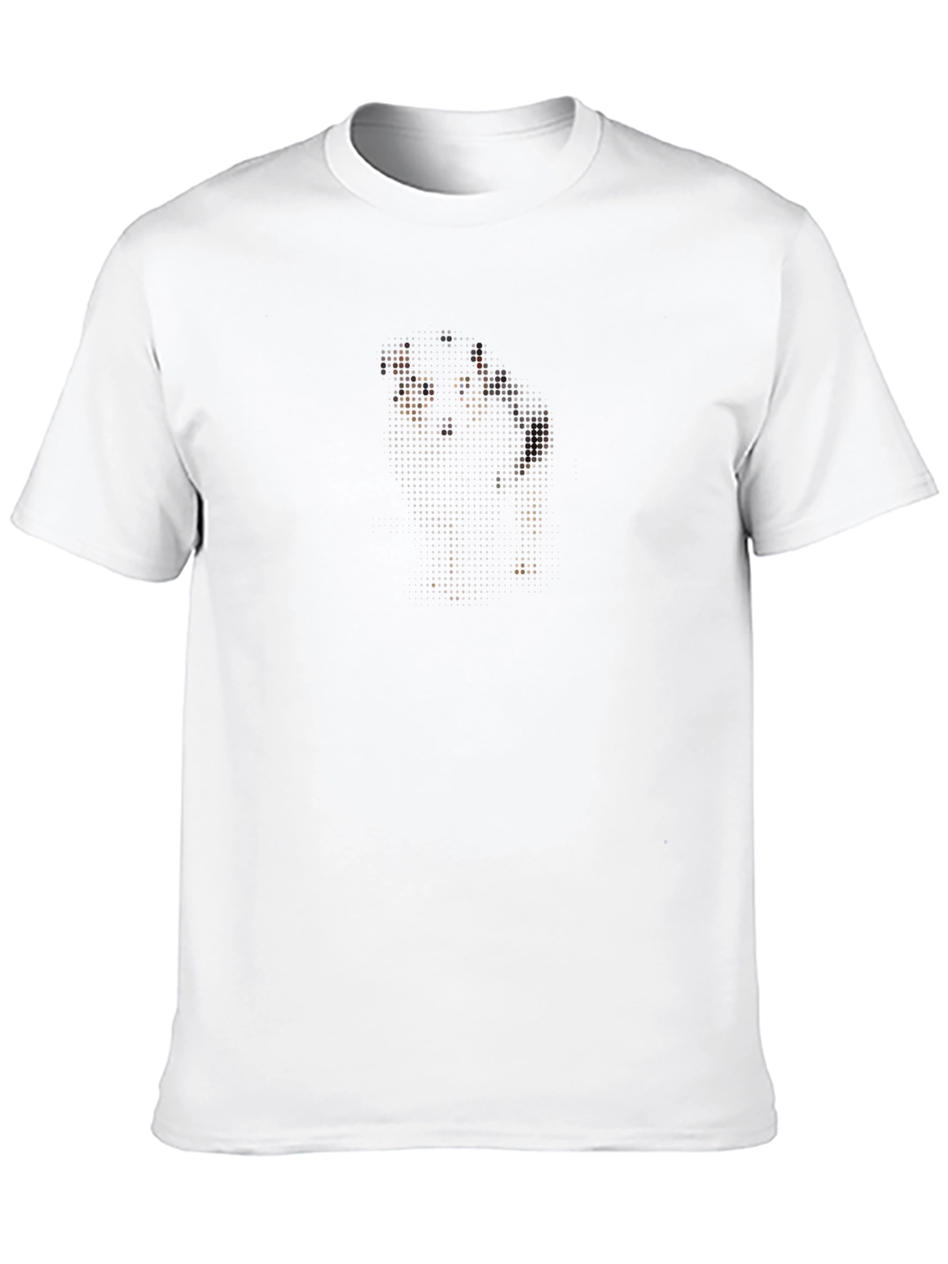 Black Graphic Pixelated Duo Black T-Shirt view 10