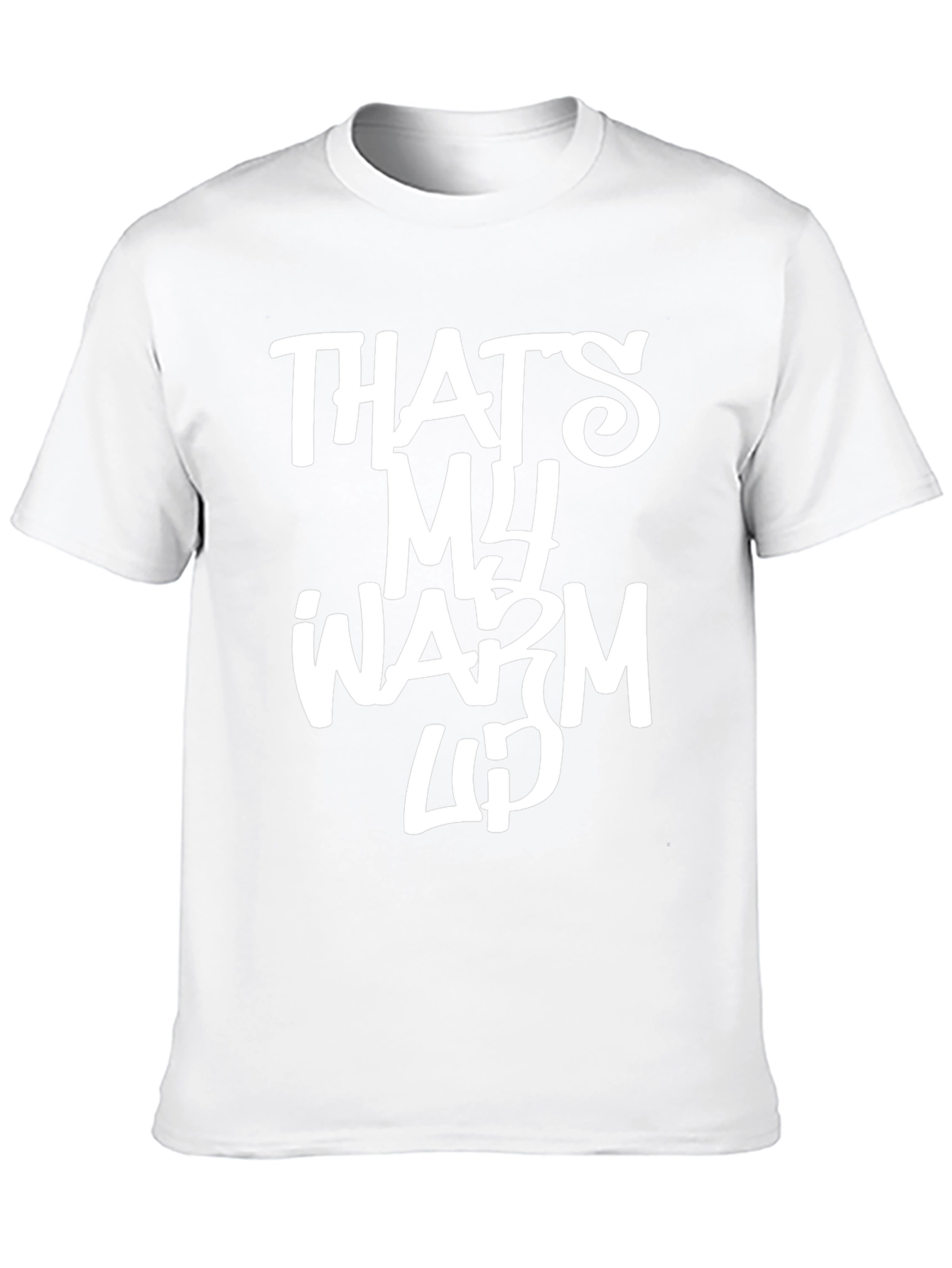 Black That's My Warm Up Graphic Tee view 10