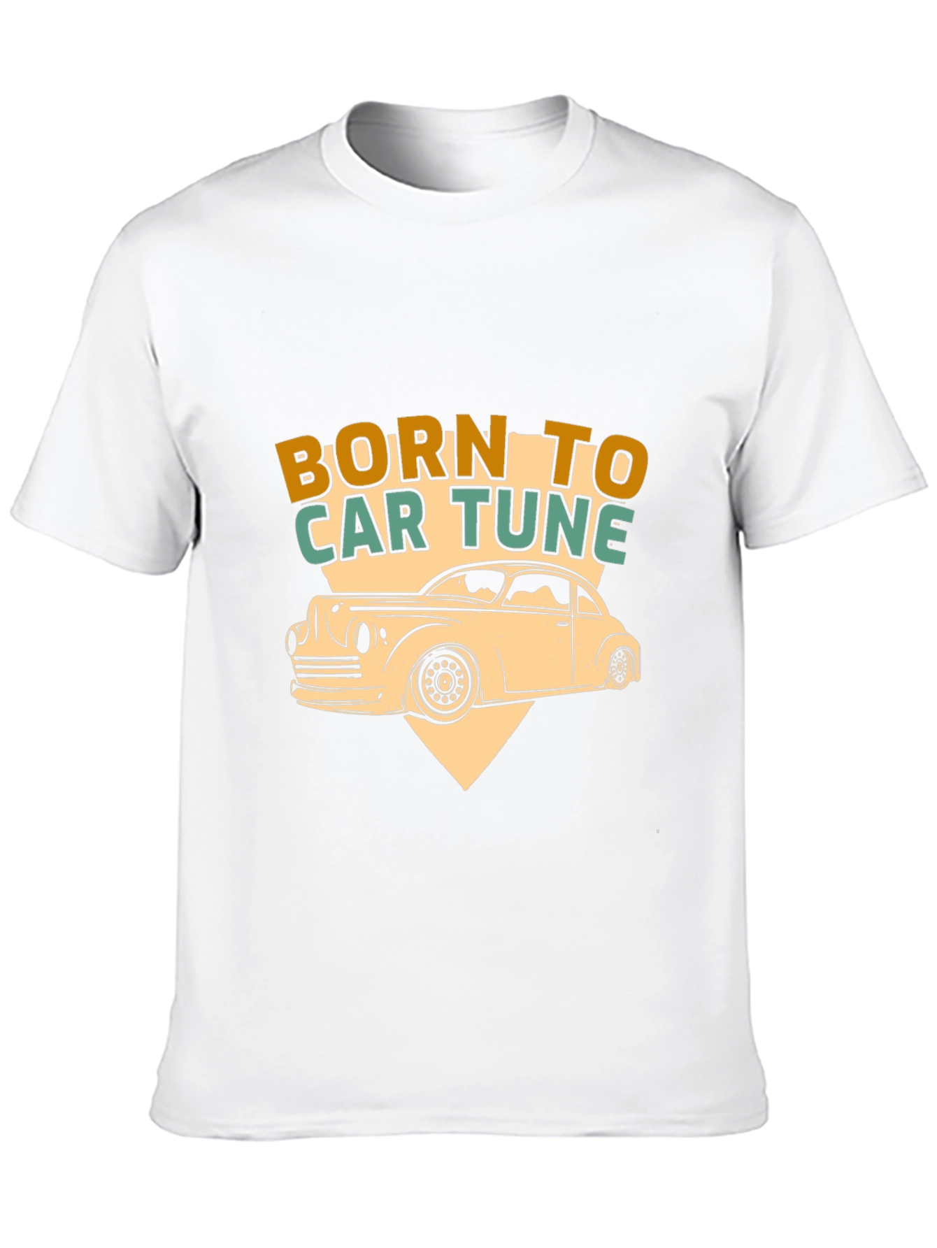 Black Born to Car Tune Graphic T-Shirt view 10