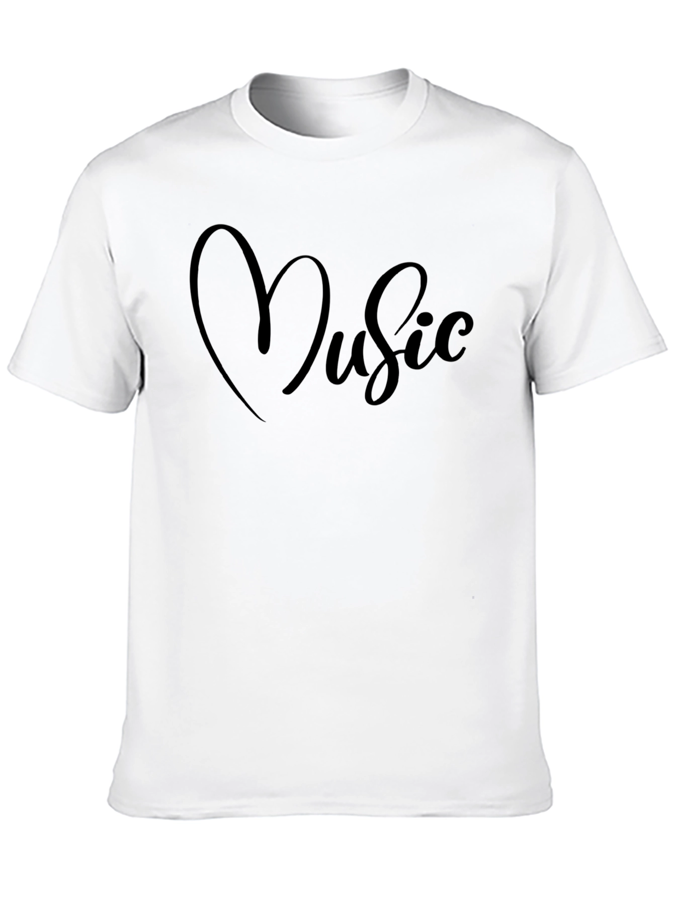 Black Love Music Black T-Shirt view 10