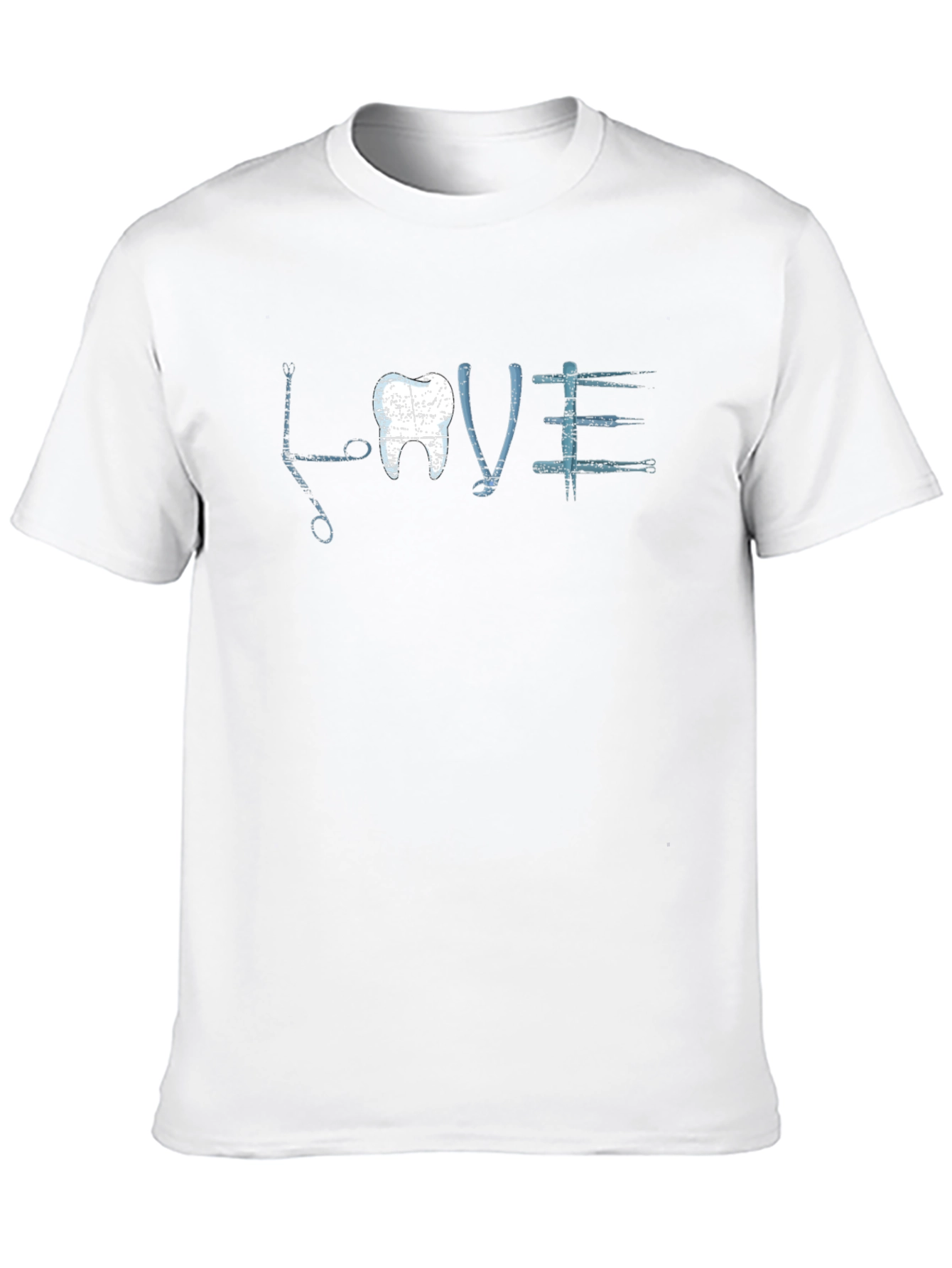 Black Dentist Love T-Shirt - Dental Hygiene Tee view 10
