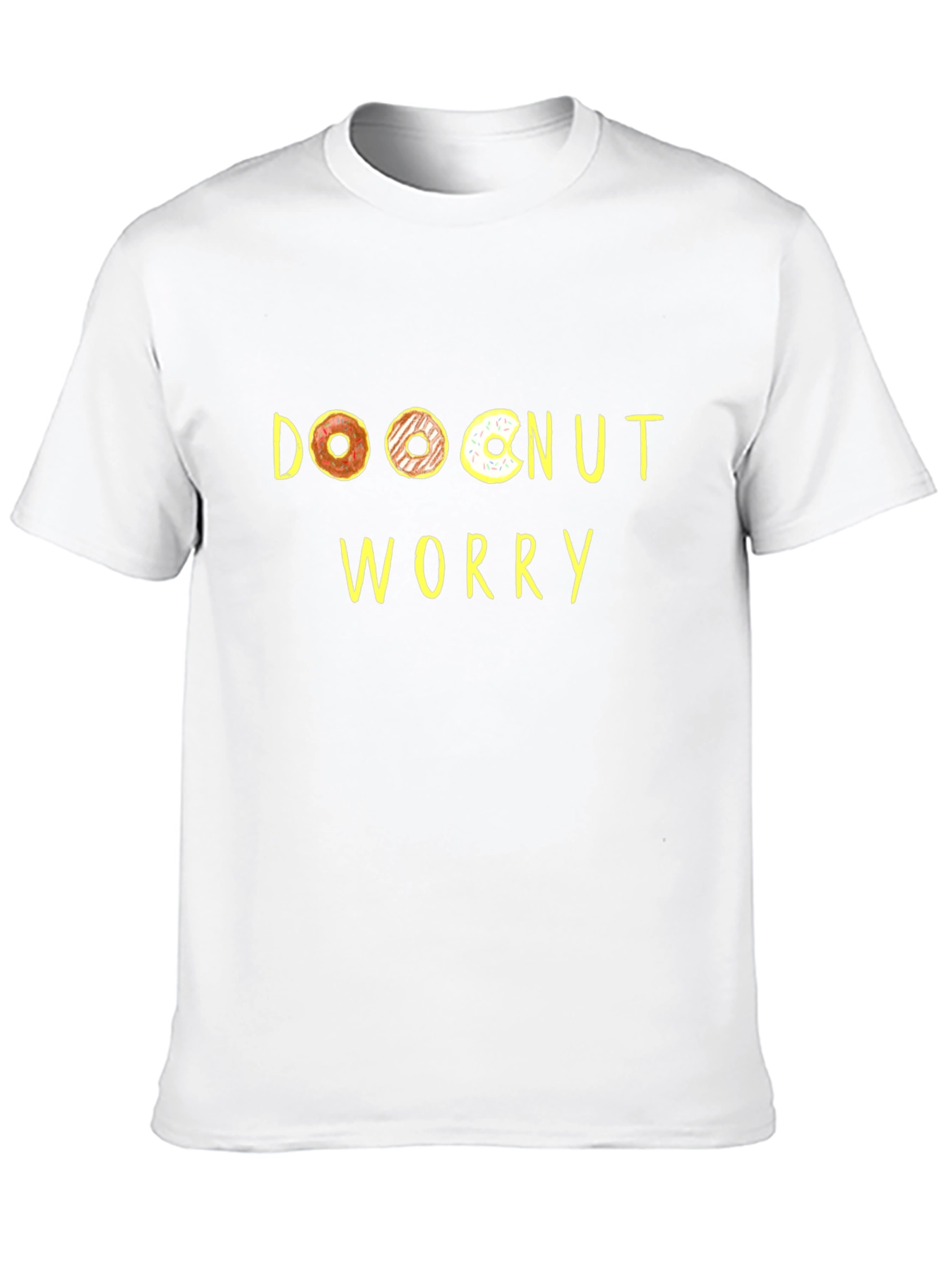 Black Doonut Worry - Black Graphic Tee view 10